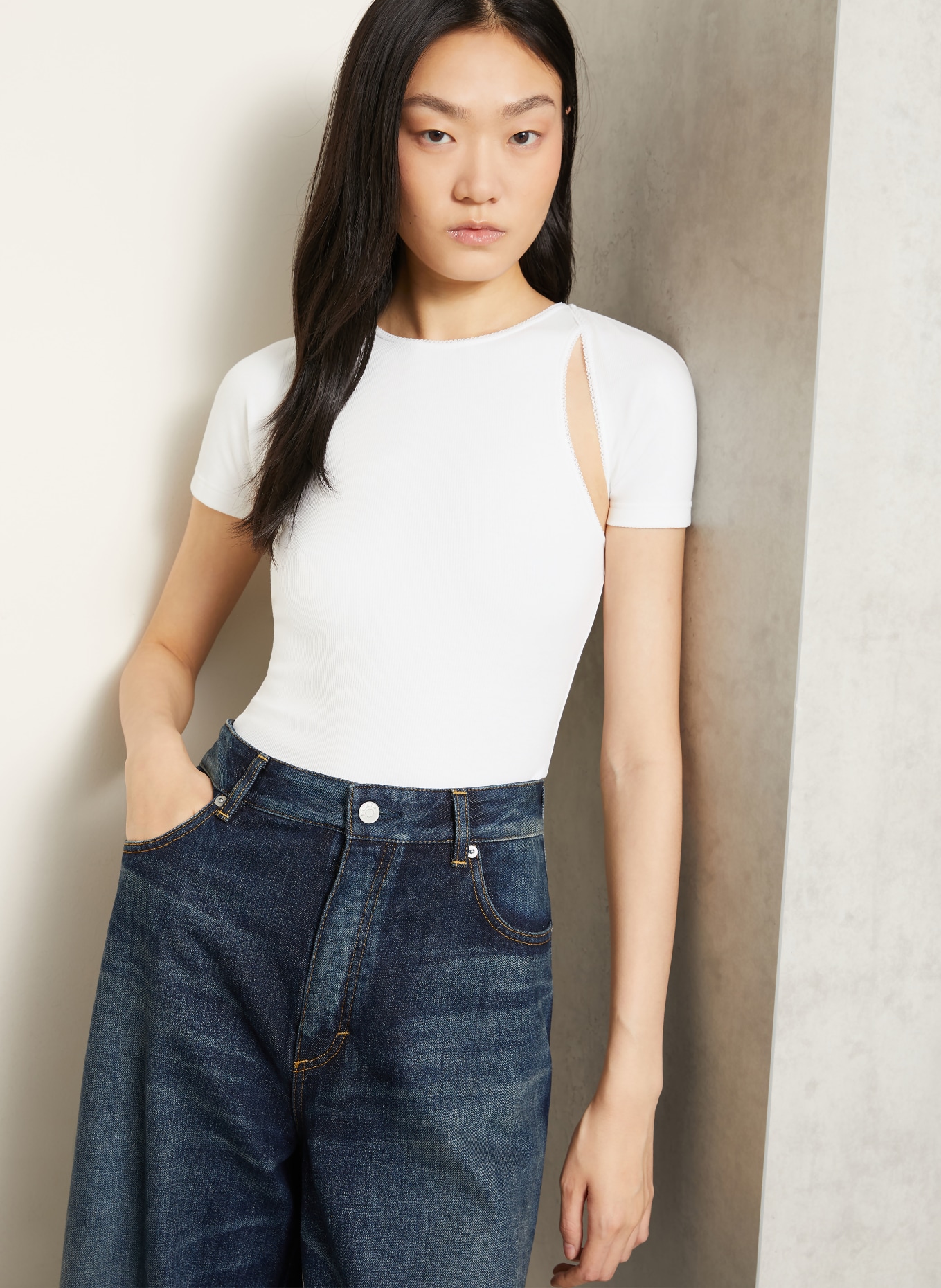 ALAÏA Top: WEISS