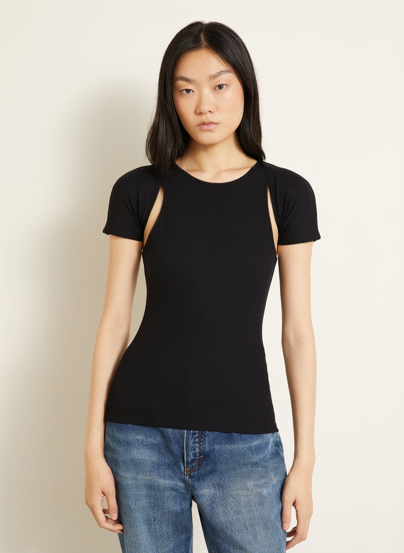 ALAÏA Top: NEGRU