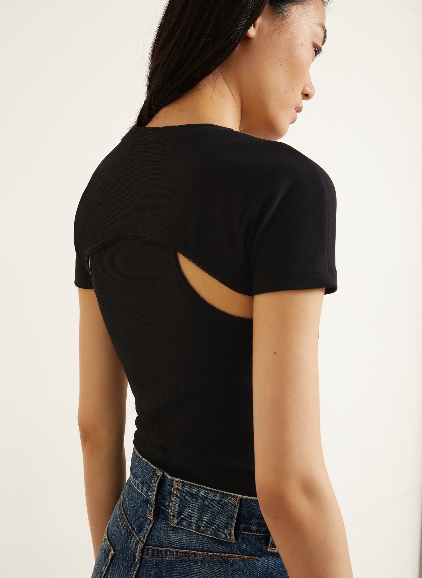 ALAÏA Top: NEGRU