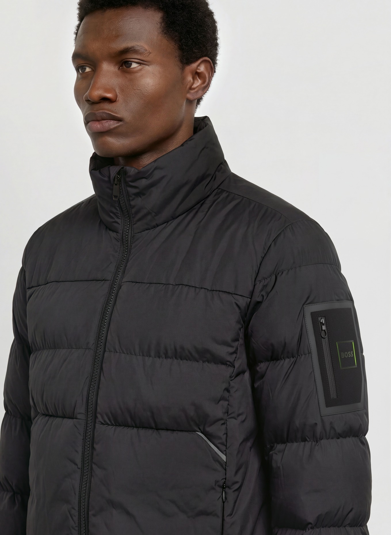 BOSS Steppjacke URBANEX: SCHWARZ
