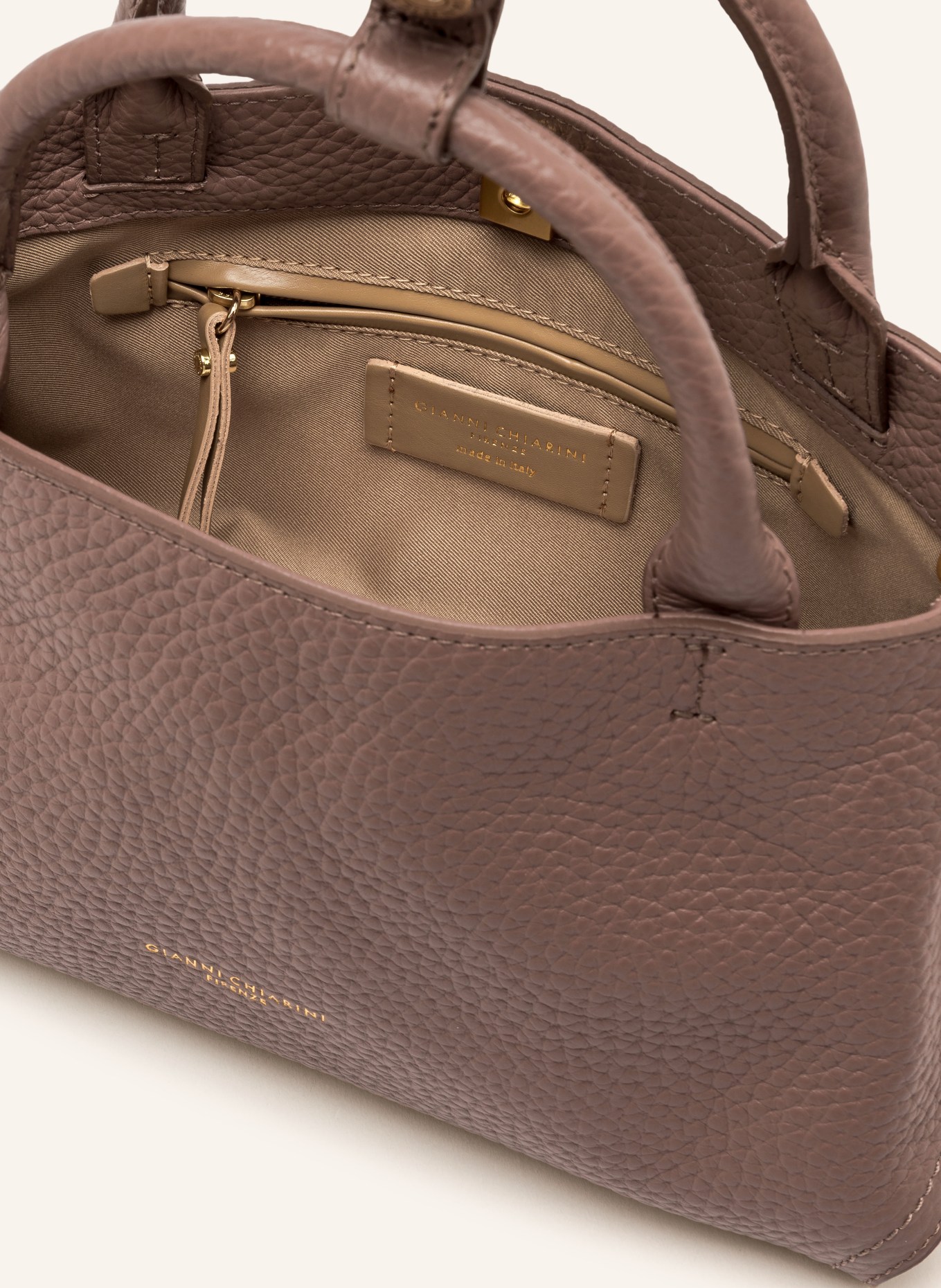 GIANNI CHIARINI Kabelka AMAL SMALL: HNĚDÁ