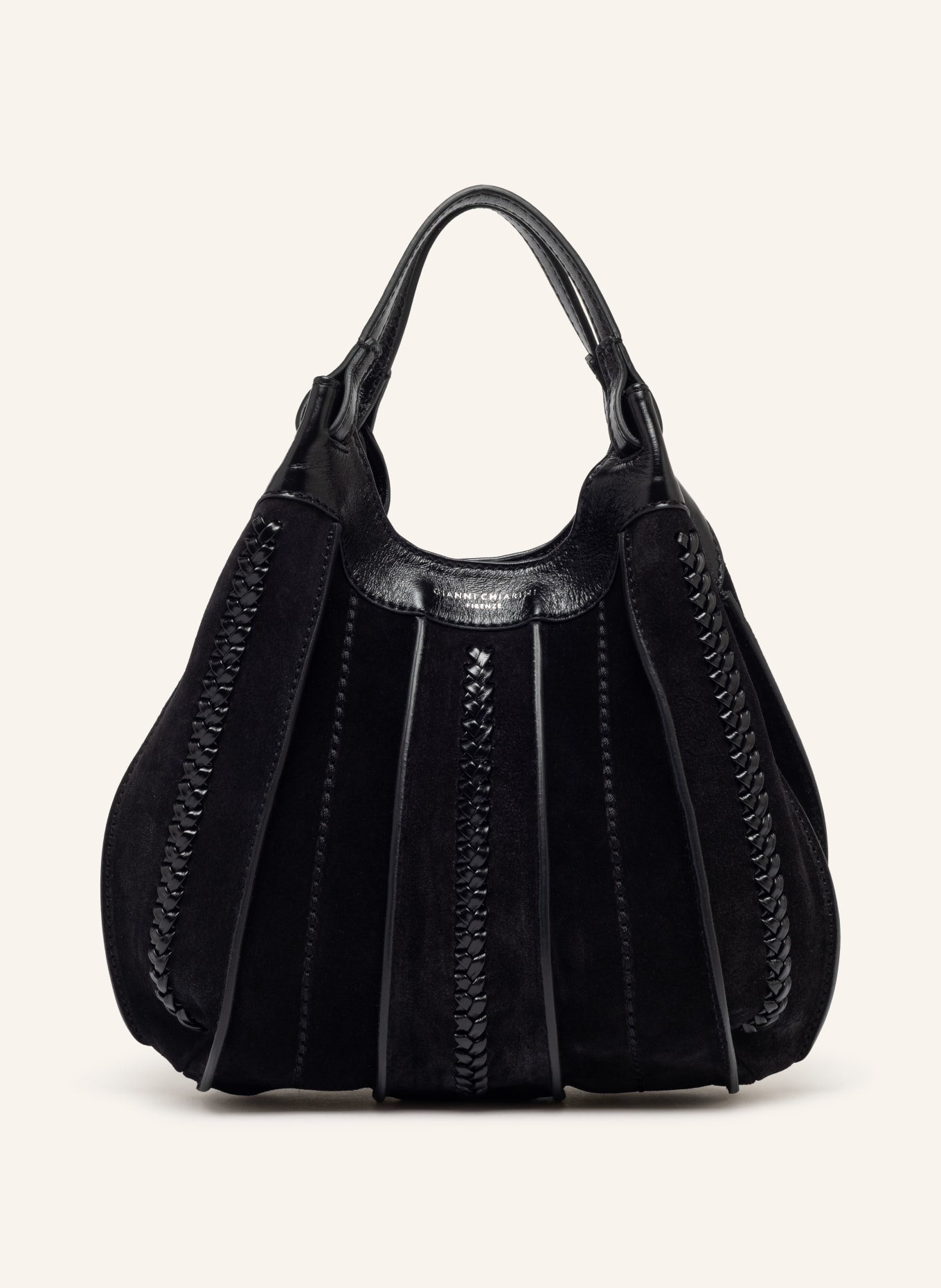 GIANNI CHIARINI Vaková kabelka DUA MEDIUM: ČERNÁ