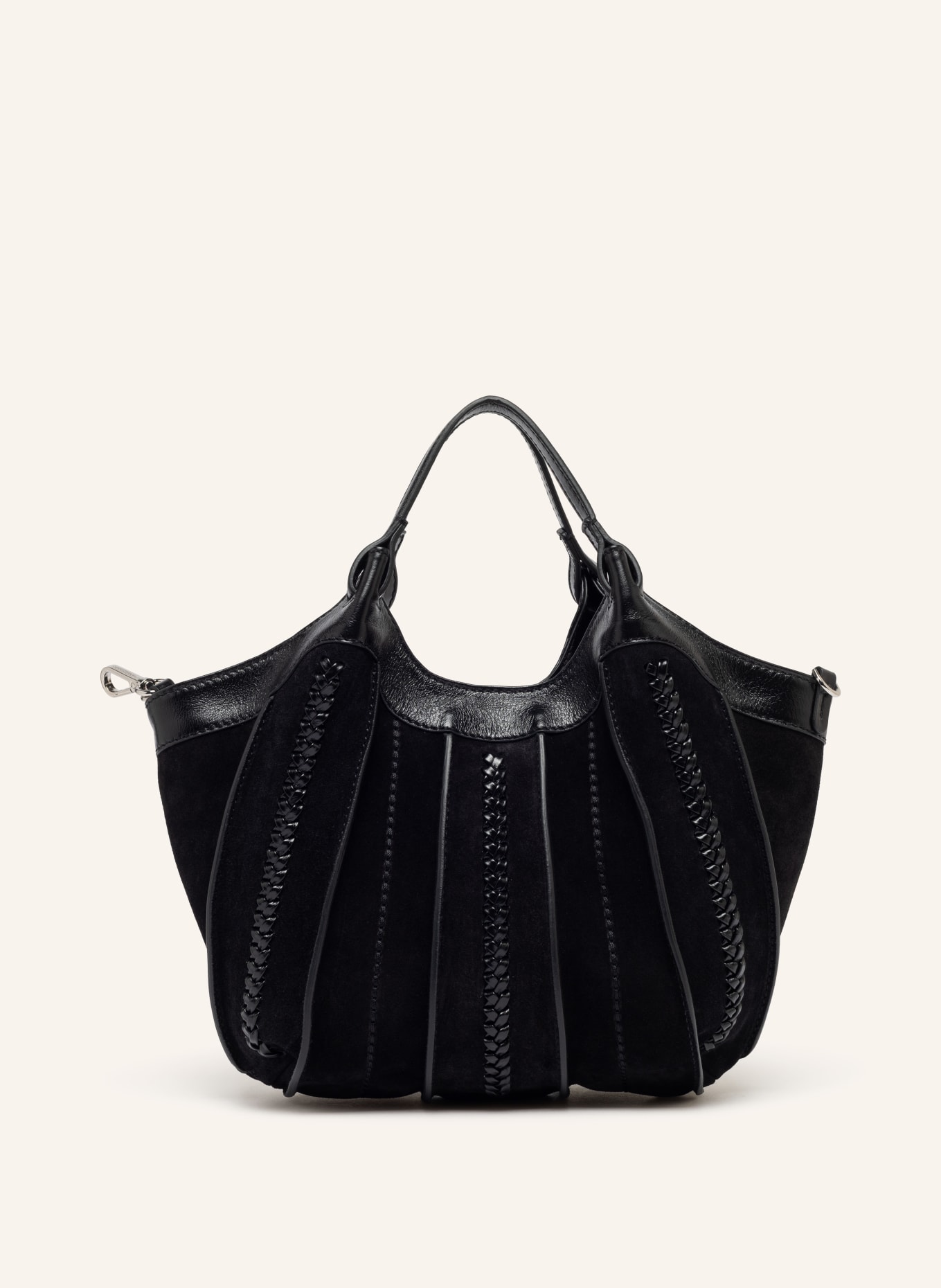 GIANNI CHIARINI Vaková kabelka DUA MEDIUM: ČERNÁ