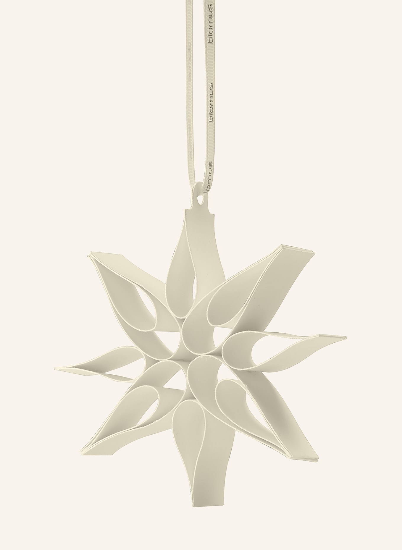 blomus 4er-Set Dekoanhänger KAZARY: CREME