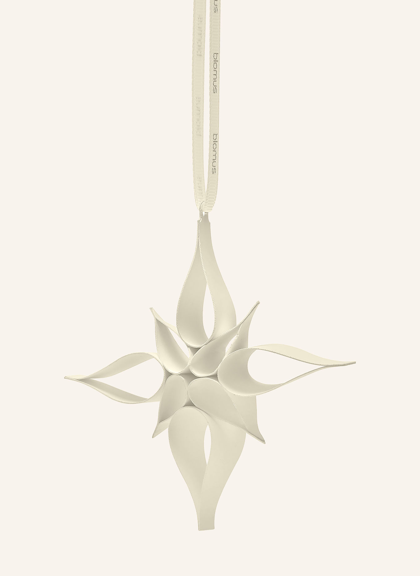 blomus 4er-Set Dekoanhänger KAZARY: CREME