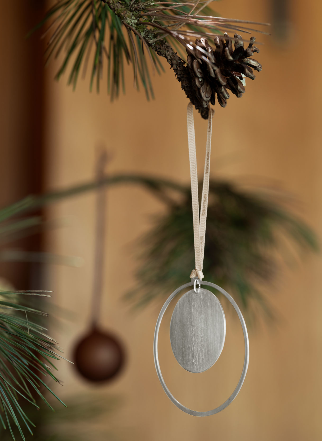 blomus 4er-Set Dekoanhänger KITAI: SILBER