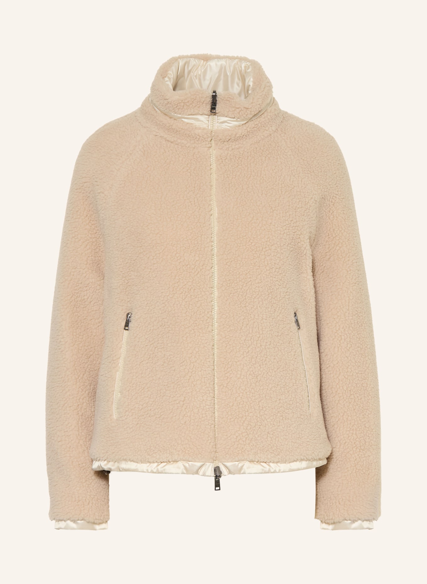 HERNO Teddyfell-Jacke zum Wenden: BEIGE