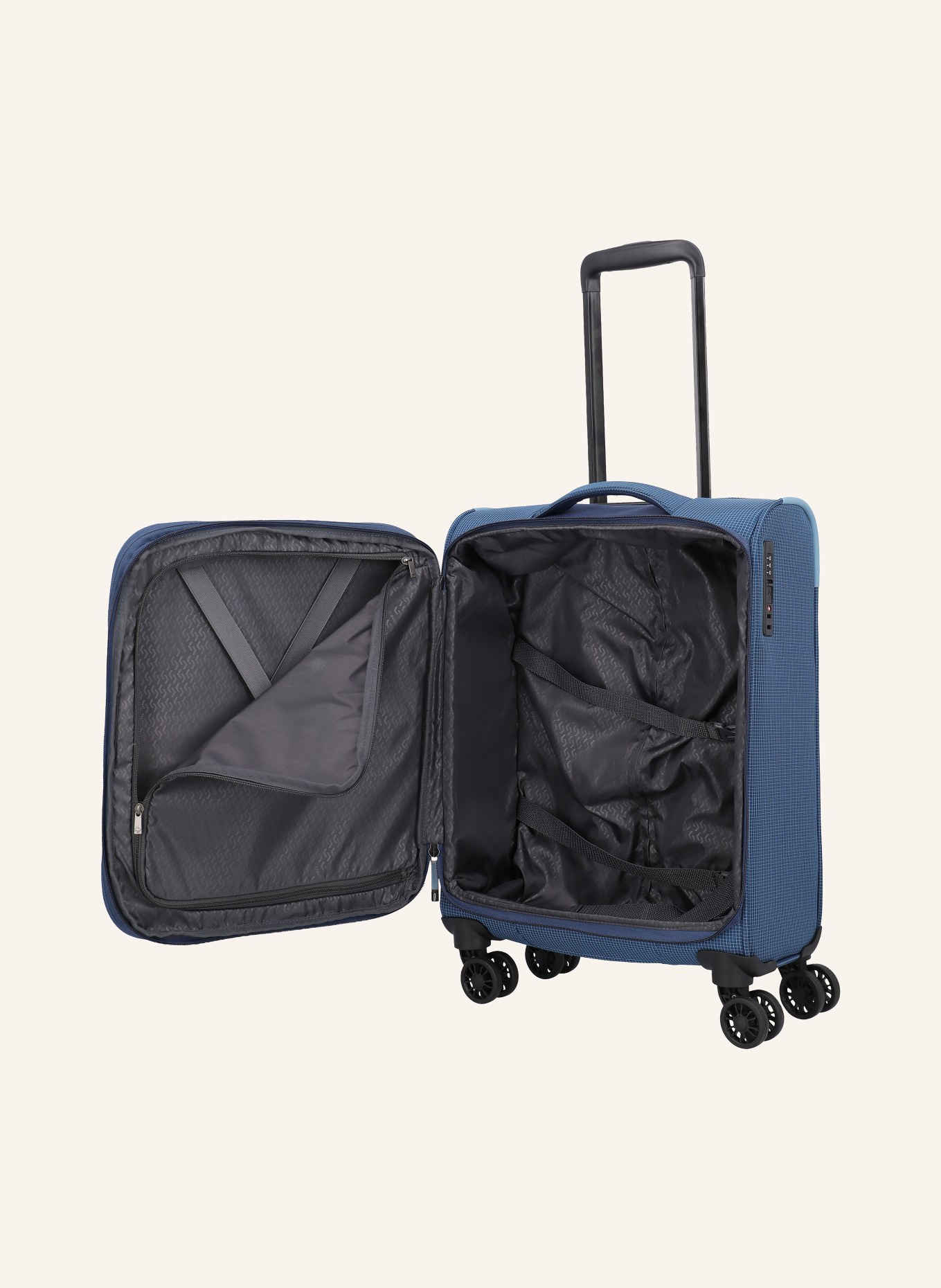 travelite Trolley CORSIICA SMALL: DONKERBLAUW