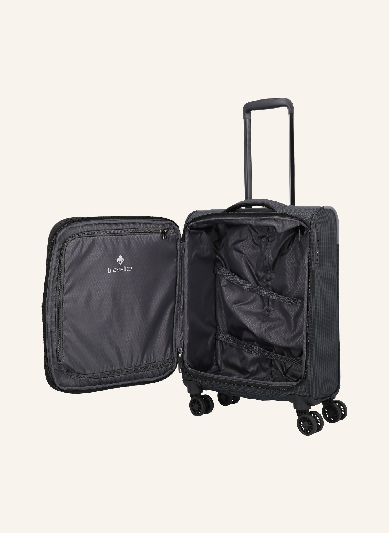 travelite Trolley CORSIICA SMALL: ZWART