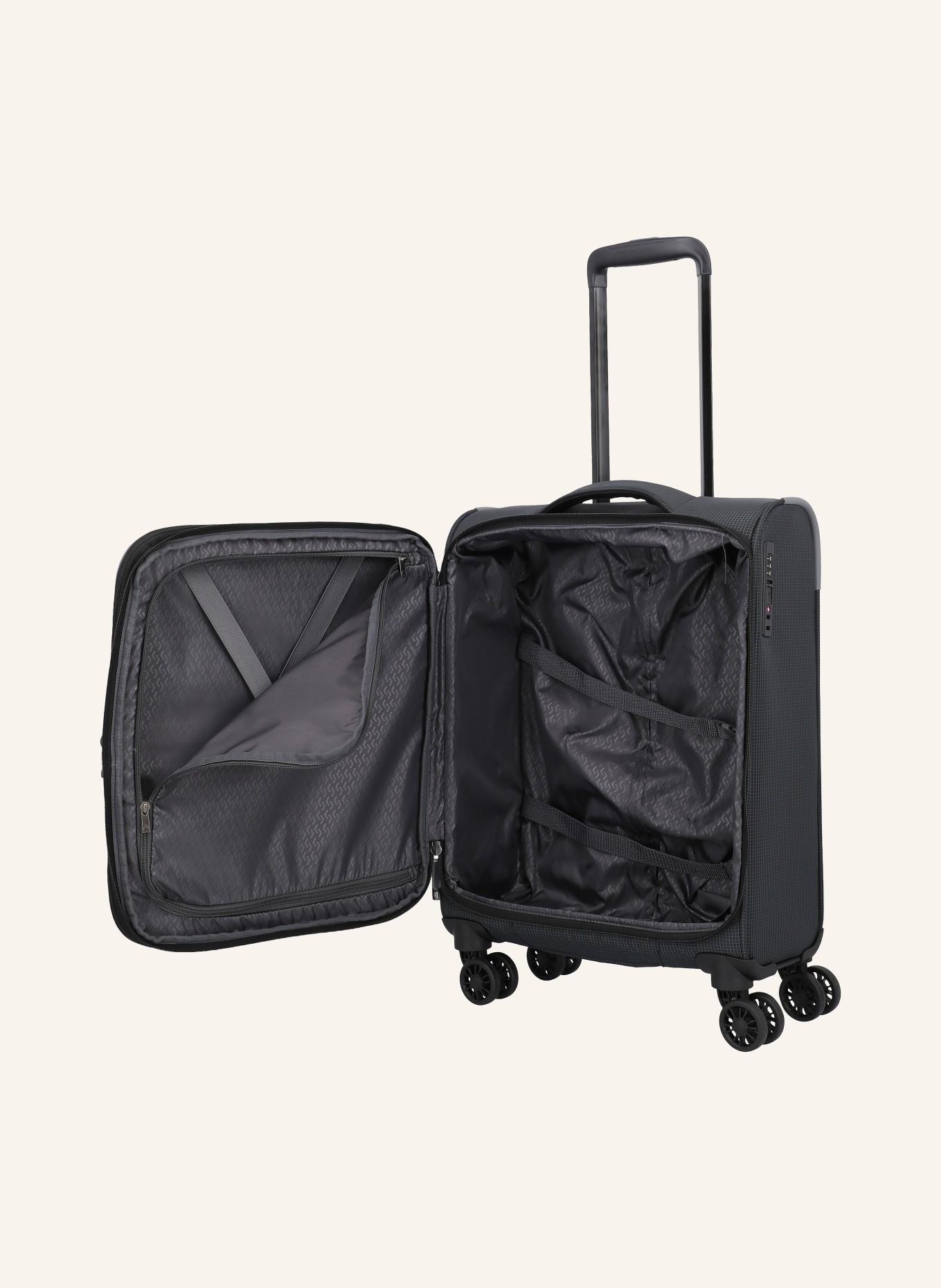 travelite Trolley CORSIICA SMALL: ZWART