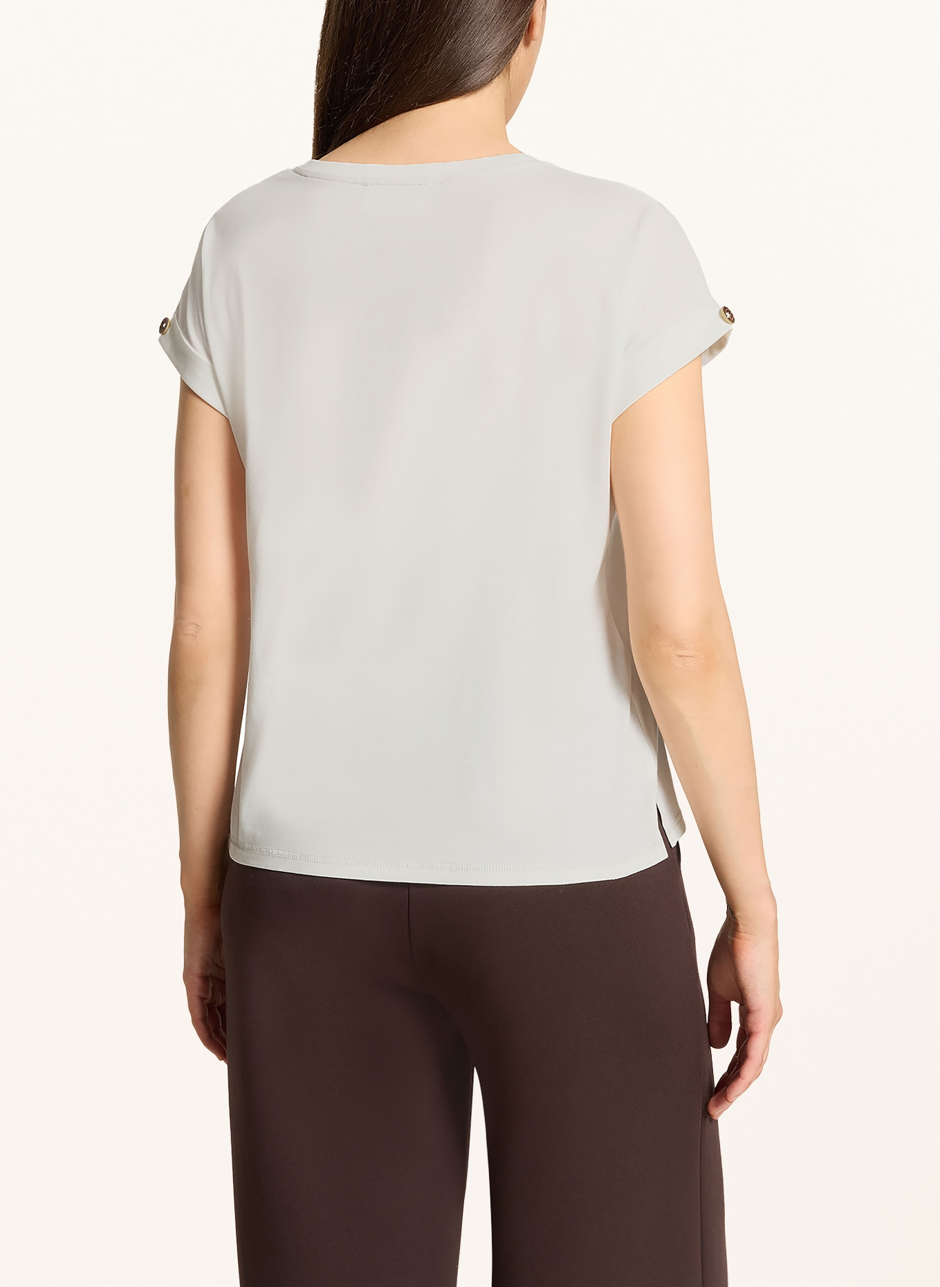 CARTOON T-shirt: WHITE / DARK PURPLE / DARK ORANGE