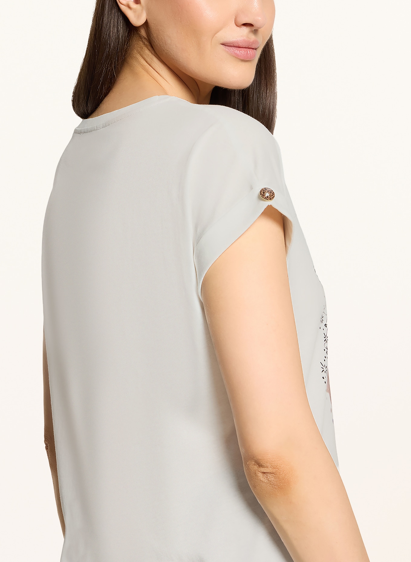 CARTOON T-shirt: WHITE / DARK PURPLE / DARK ORANGE