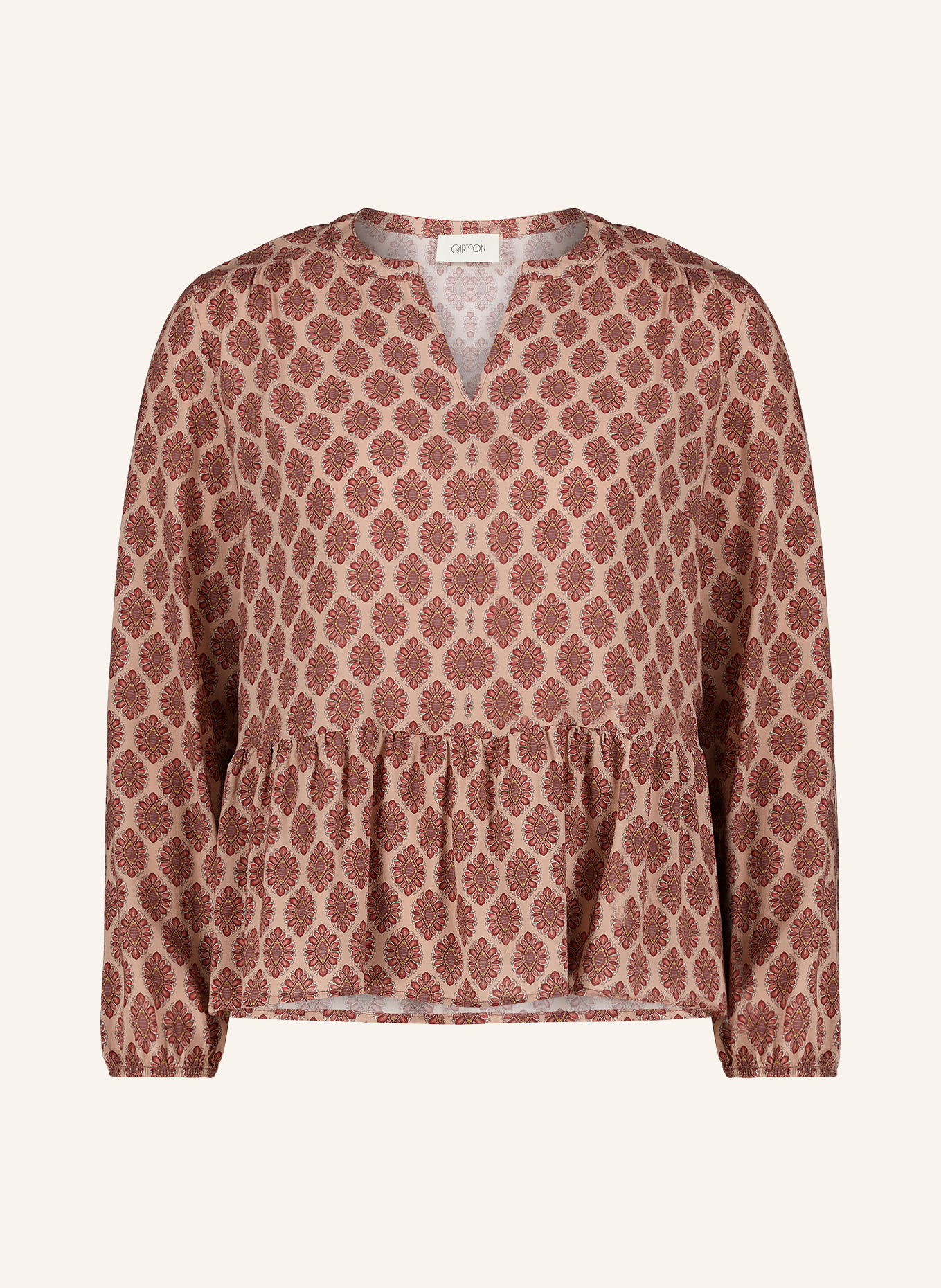 CARTOON Shirt blouse: ROSE GOLD / DUSKY PINK / DARK RED