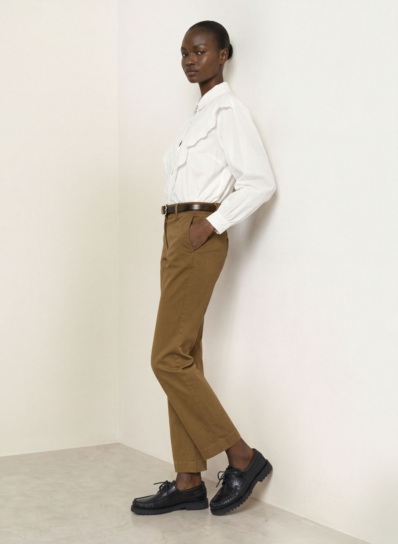 MASON'S Trousers NEW YORK: BROWN