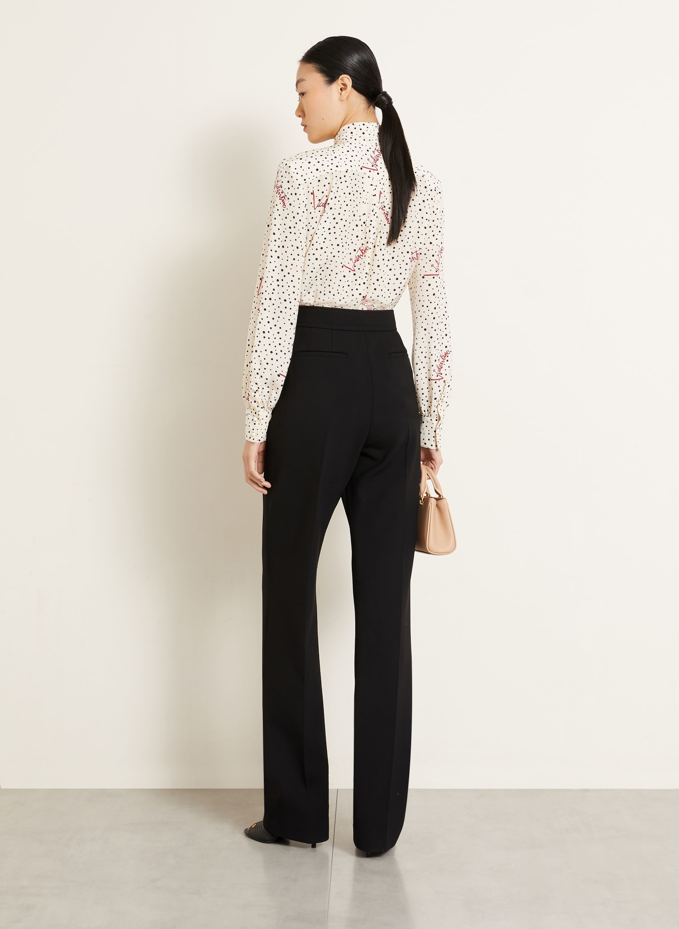 VALENTINO Trousers SOLID: BLACK