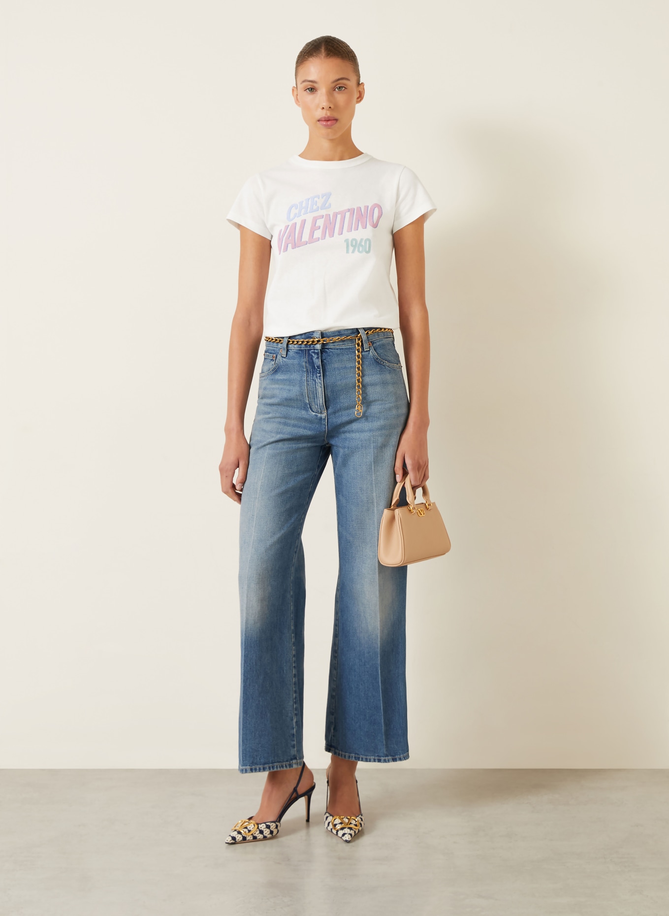 VALENTINO Tricou: ALB