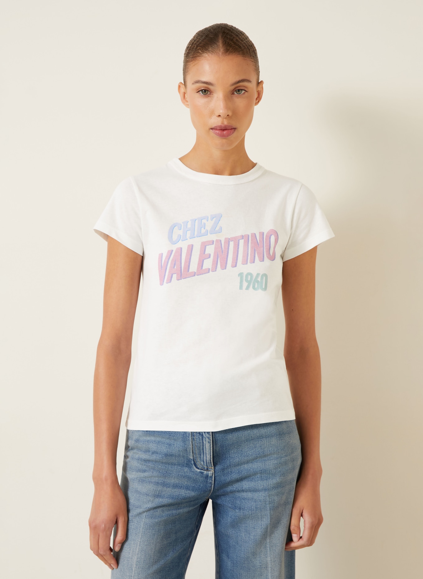 VALENTINO Tricou: ALB