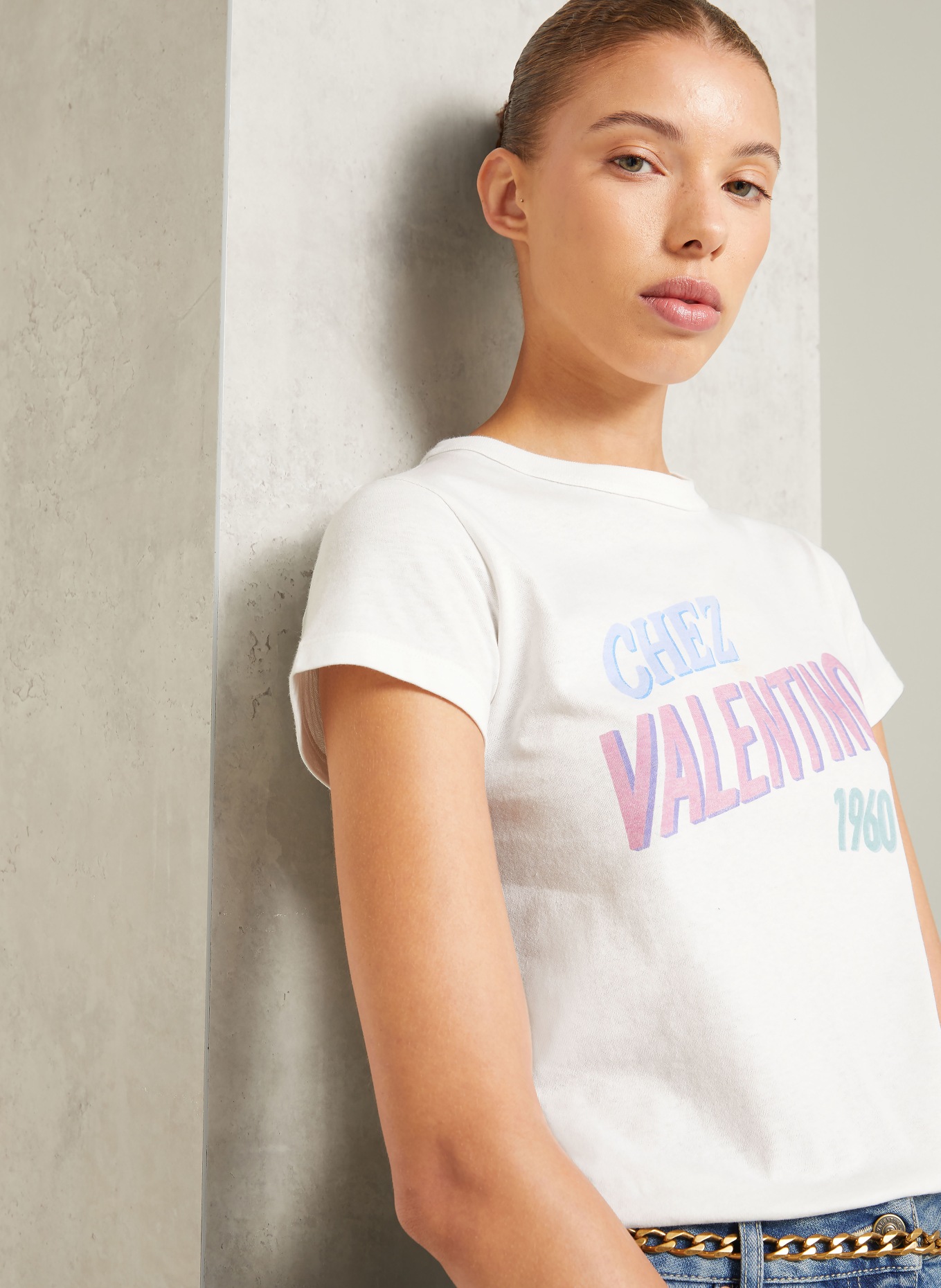 VALENTINO Tricou: ALB