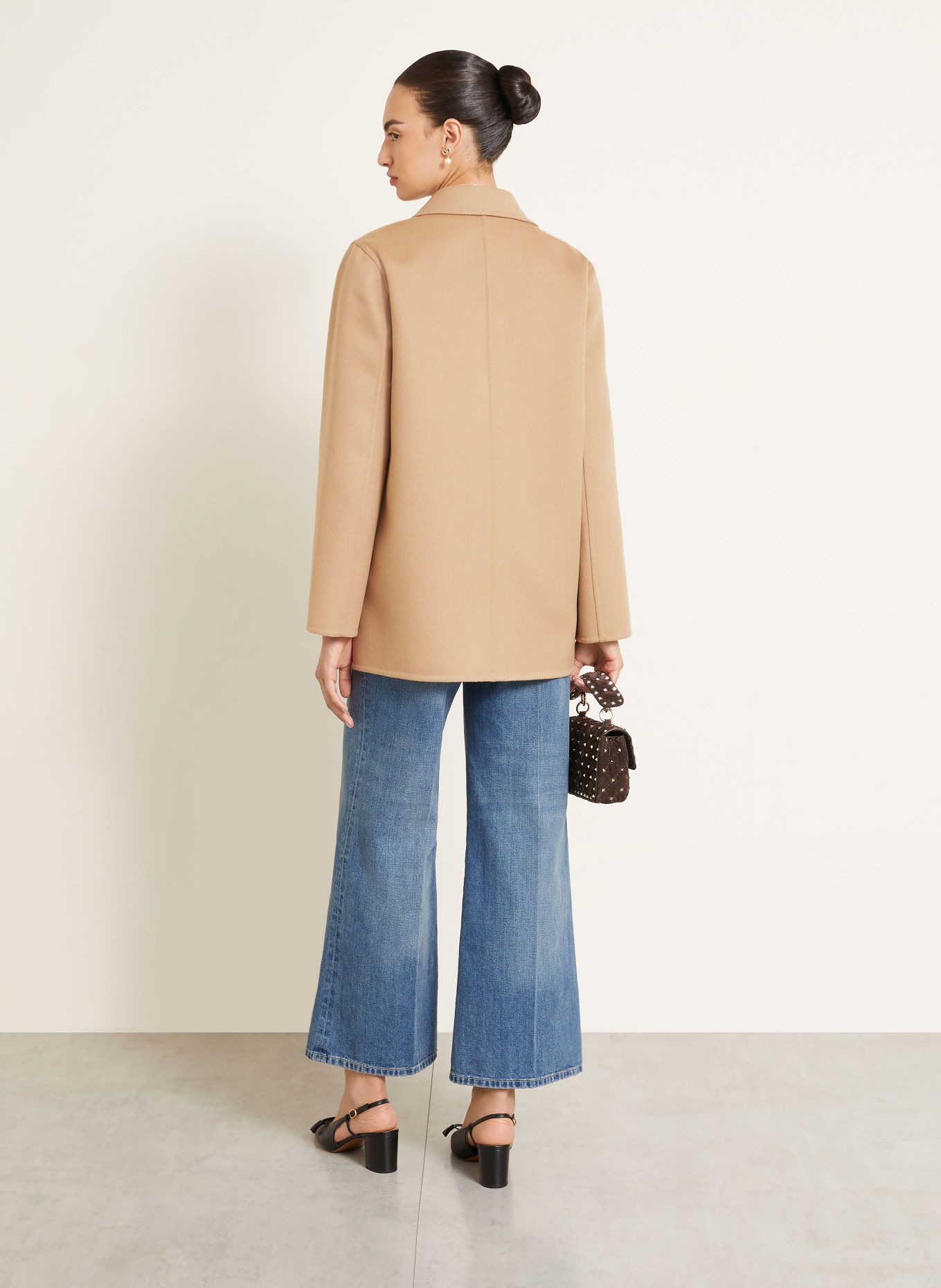 VALENTINO SOLID Jacket: BEIGE