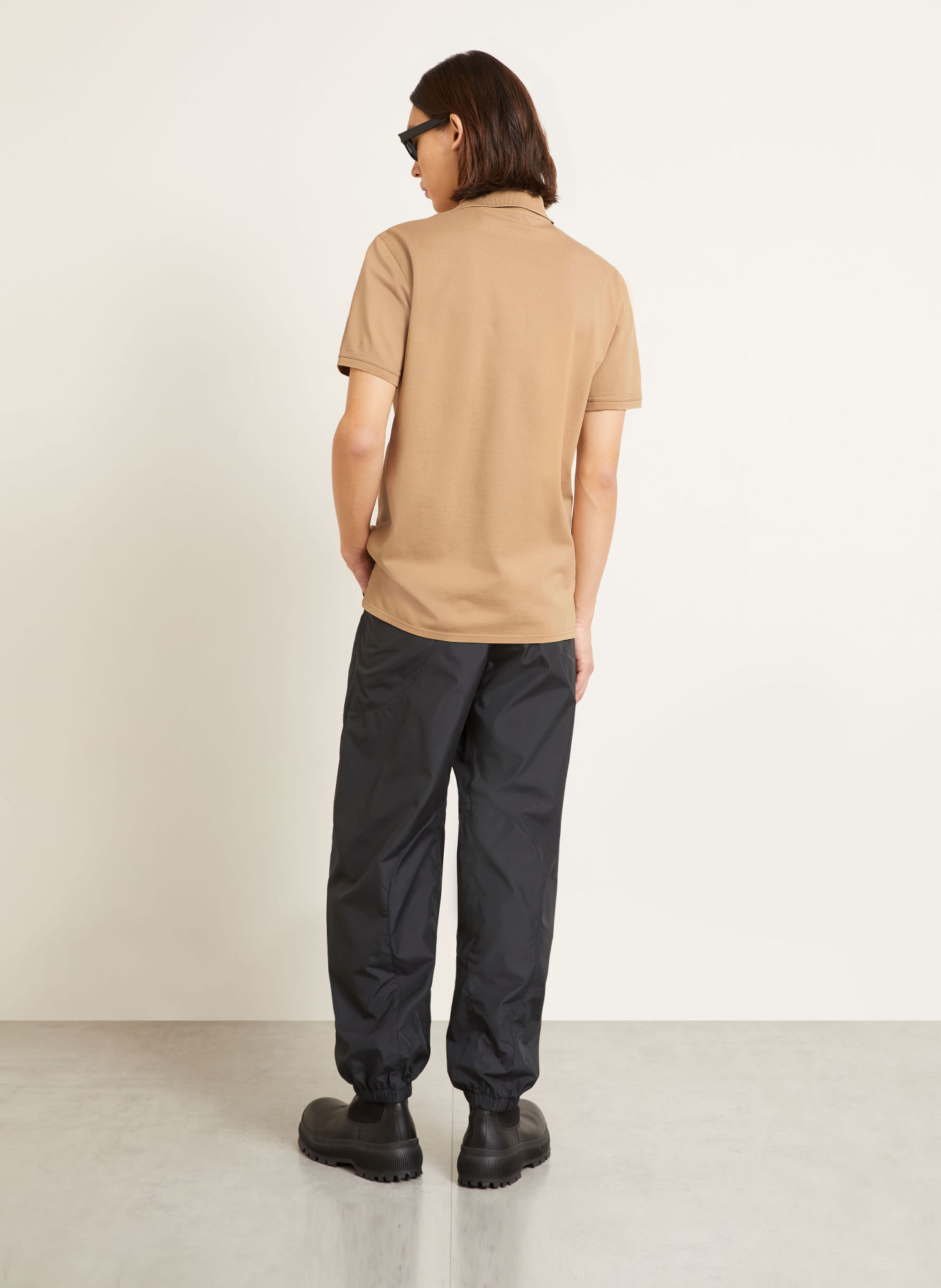 GIVENCHY Piqué polo shirt, Regular Fit: BEIGE