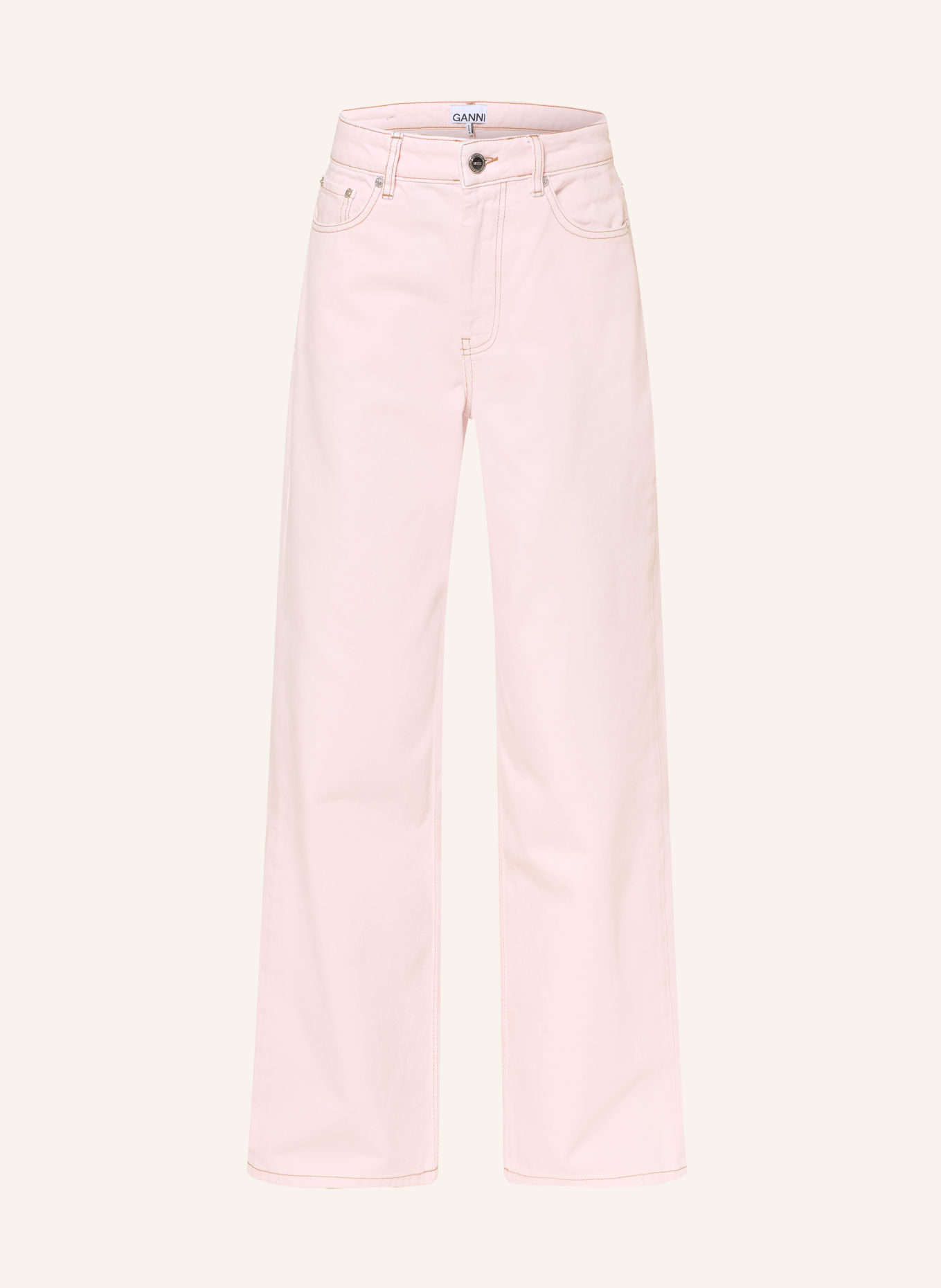 GANNI Raka jeans IZEY: 868 Chalk Pink