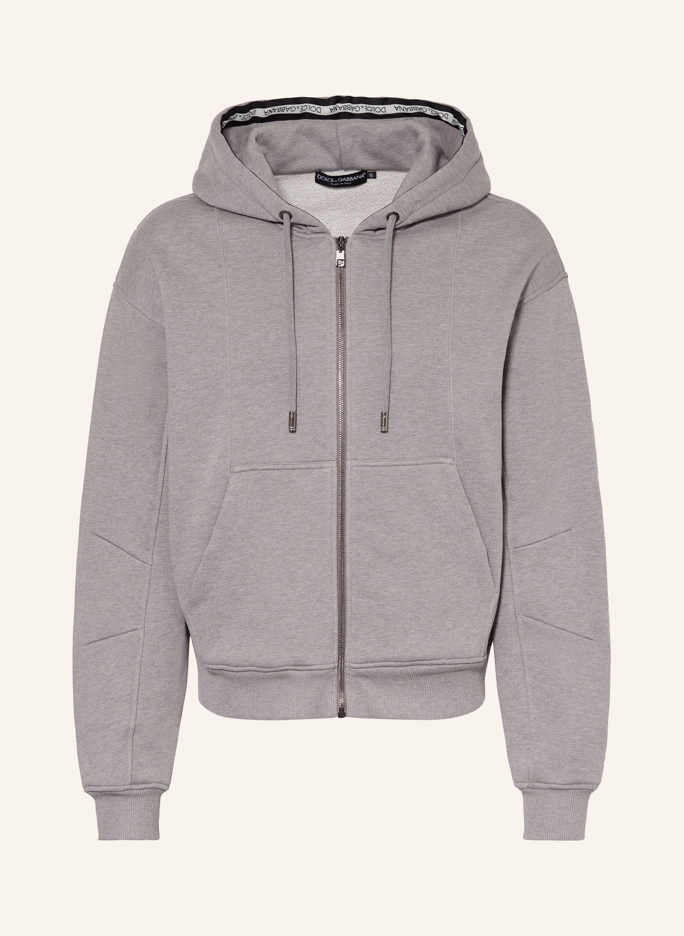 DOLCE & GABBANA Sweat zippé: GRIS