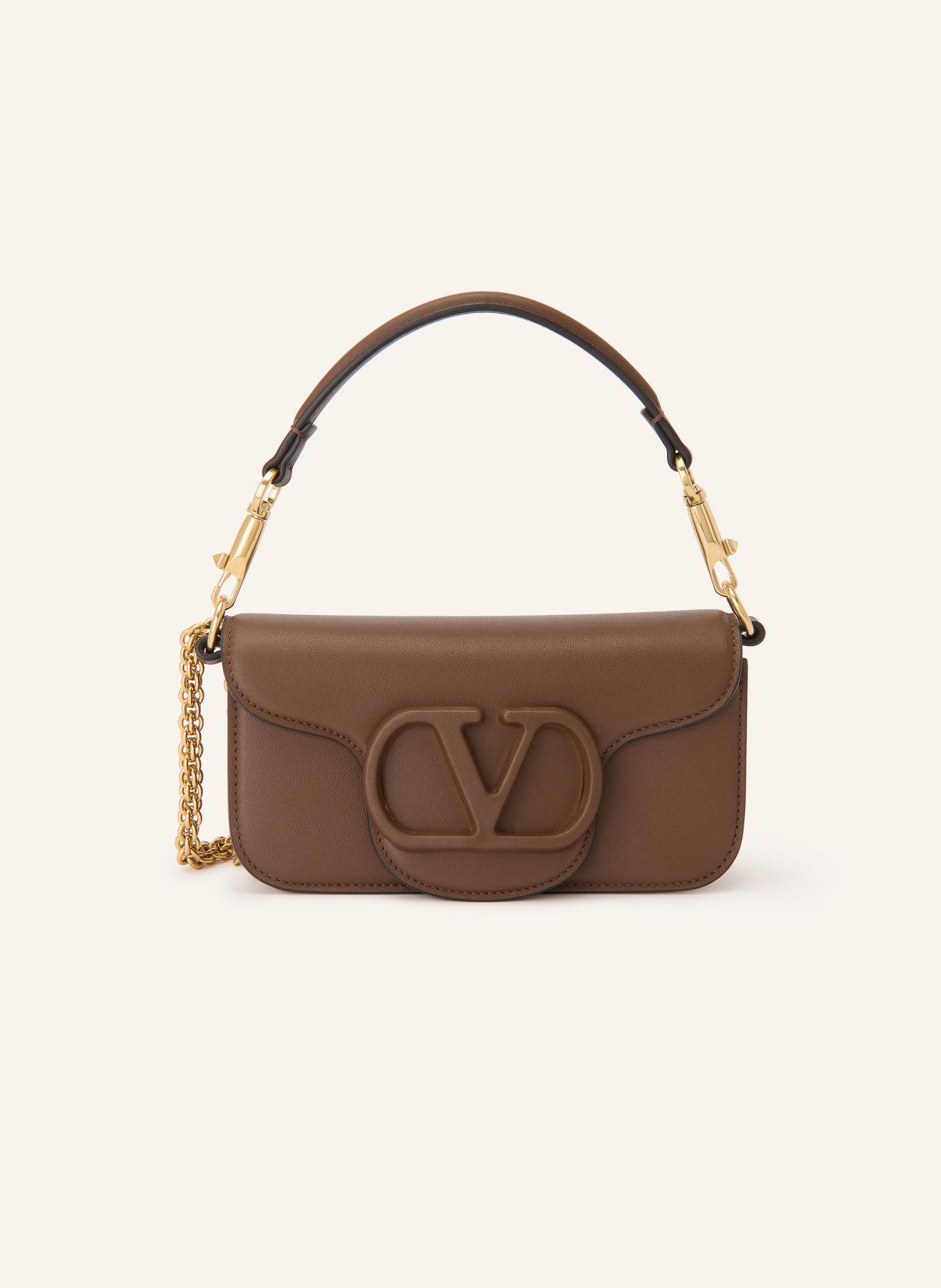 VALENTINO GARAVANI LOCÒ Handbag: BROWN