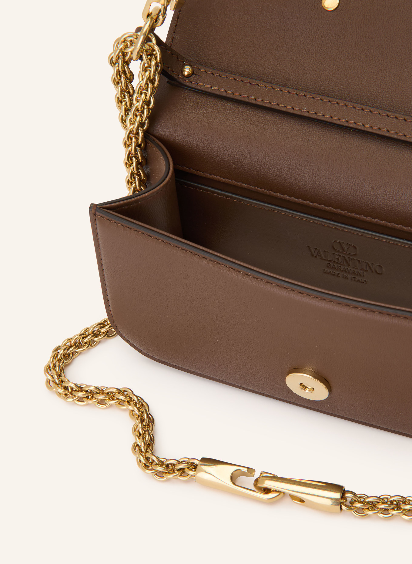 VALENTINO GARAVANI LOCÒ Handbag: BROWN