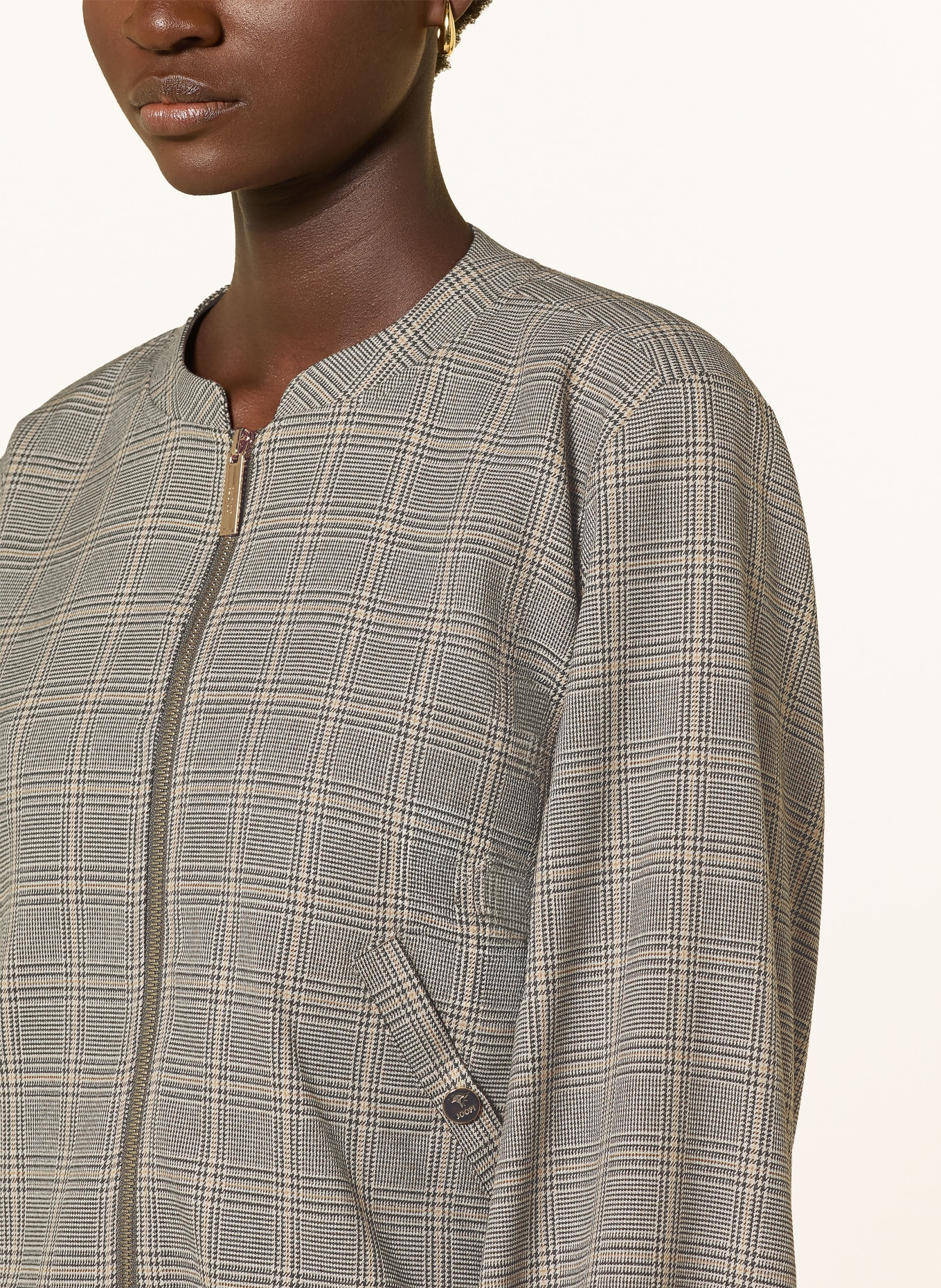 JOOP! Blouson JULE: BEIGE / DUNKELBRAUN