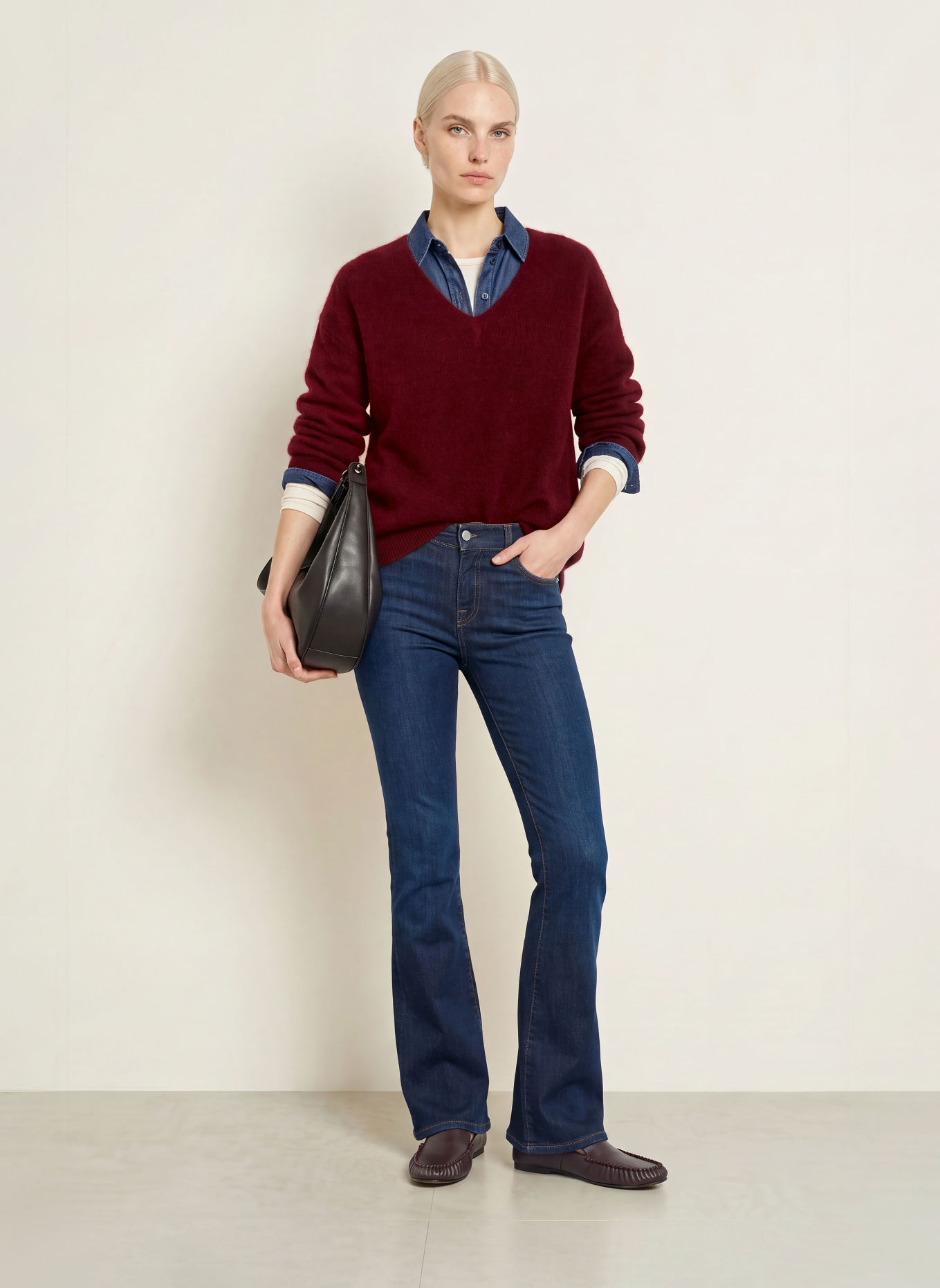 nine:inthe:morning Flared Jeans AMELIE: BV18