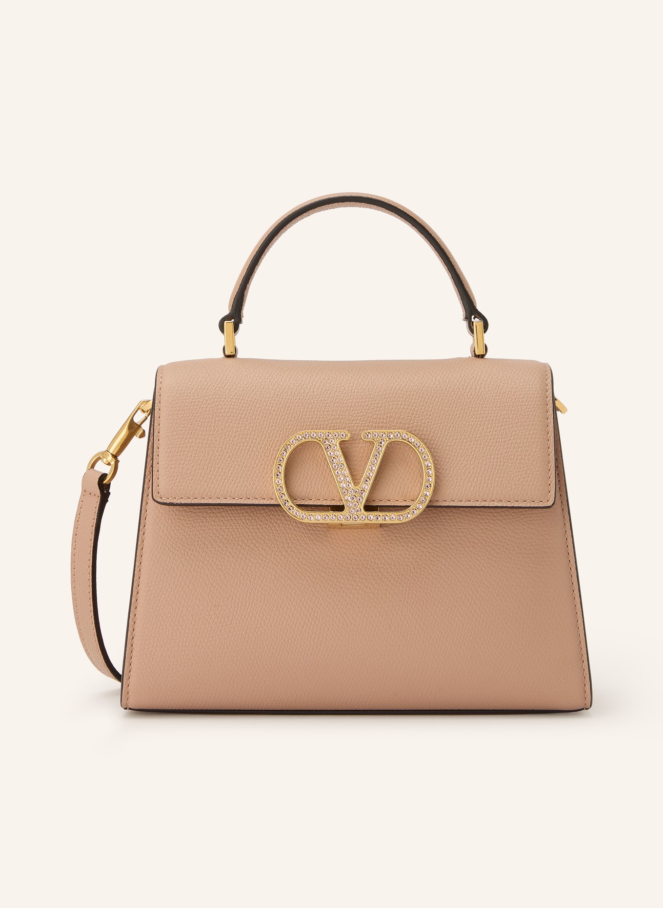 VALENTINO GARAVANI Handtas VSLING: VIEUX ROSE / GOUD