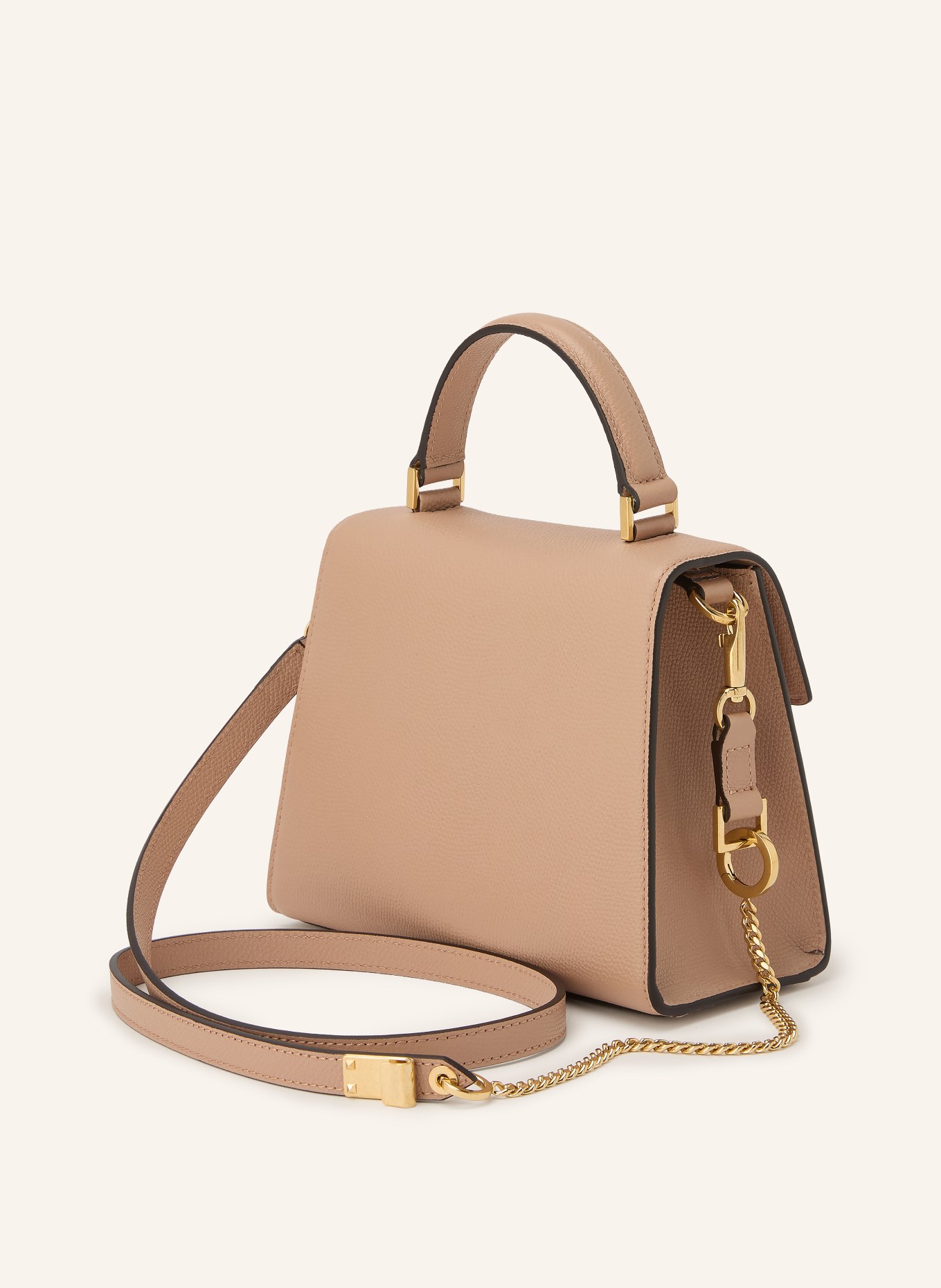 VALENTINO GARAVANI Handtas VSLING: VIEUX ROSE / GOUD