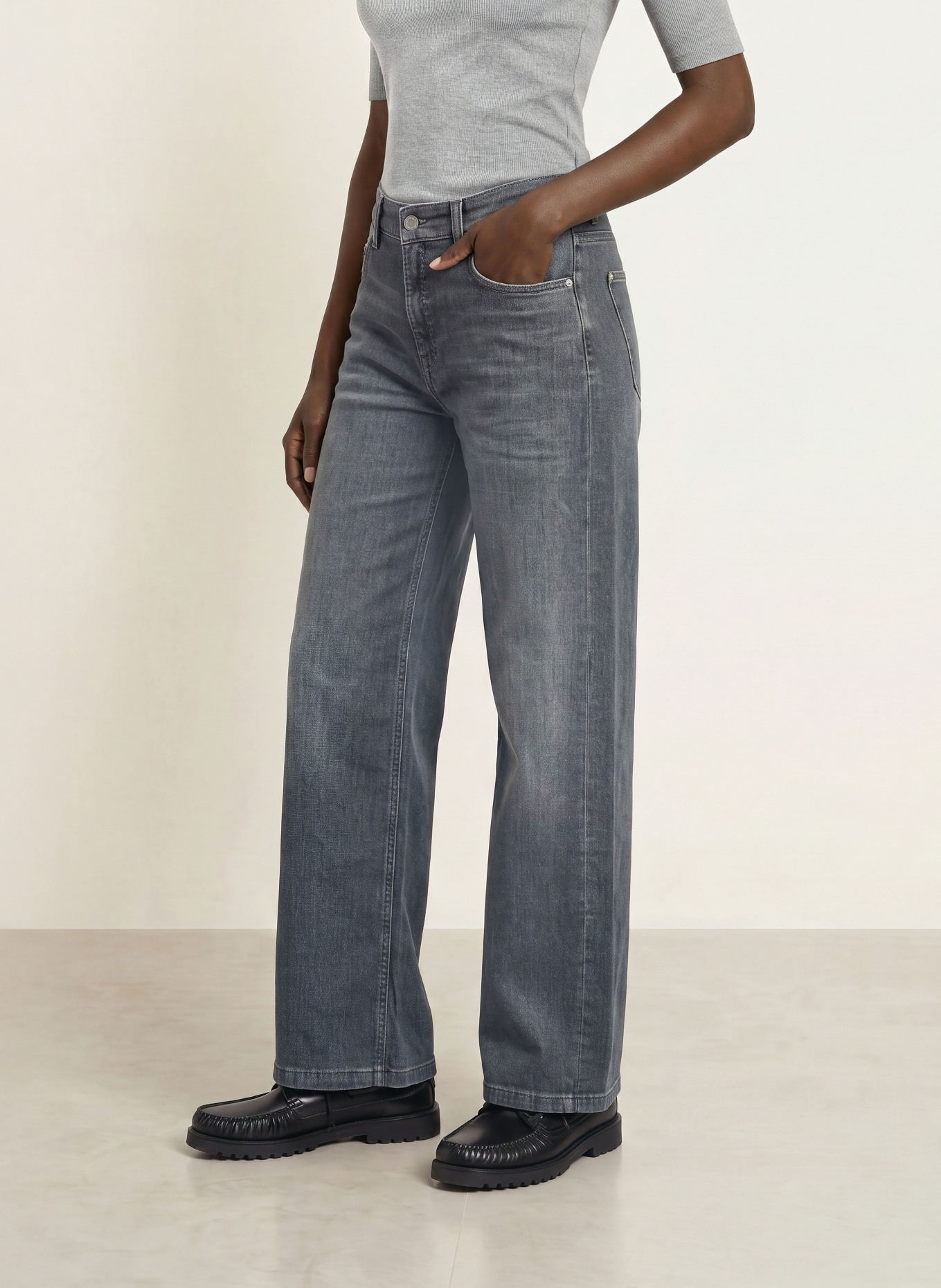 CAMBIO Barrel jeans ORIA: 5145 dark urban wash