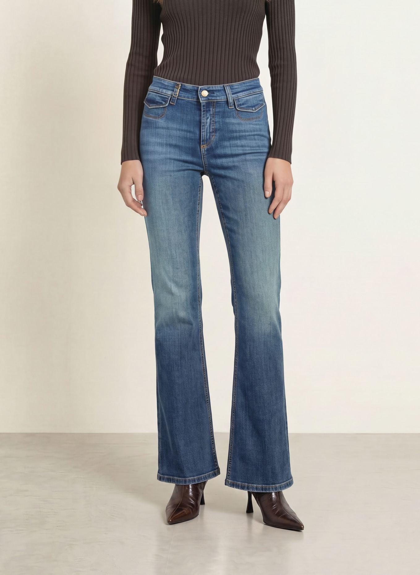 CAMBIO Flared jeans FABIENNE: 5136 modern ocean glow