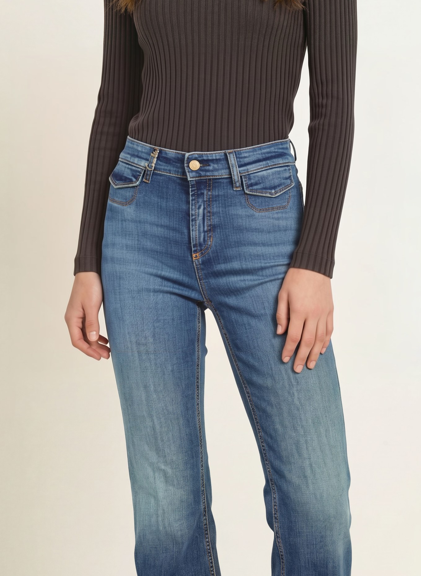 CAMBIO Flared jeans FABIENNE: 5136 modern ocean glow