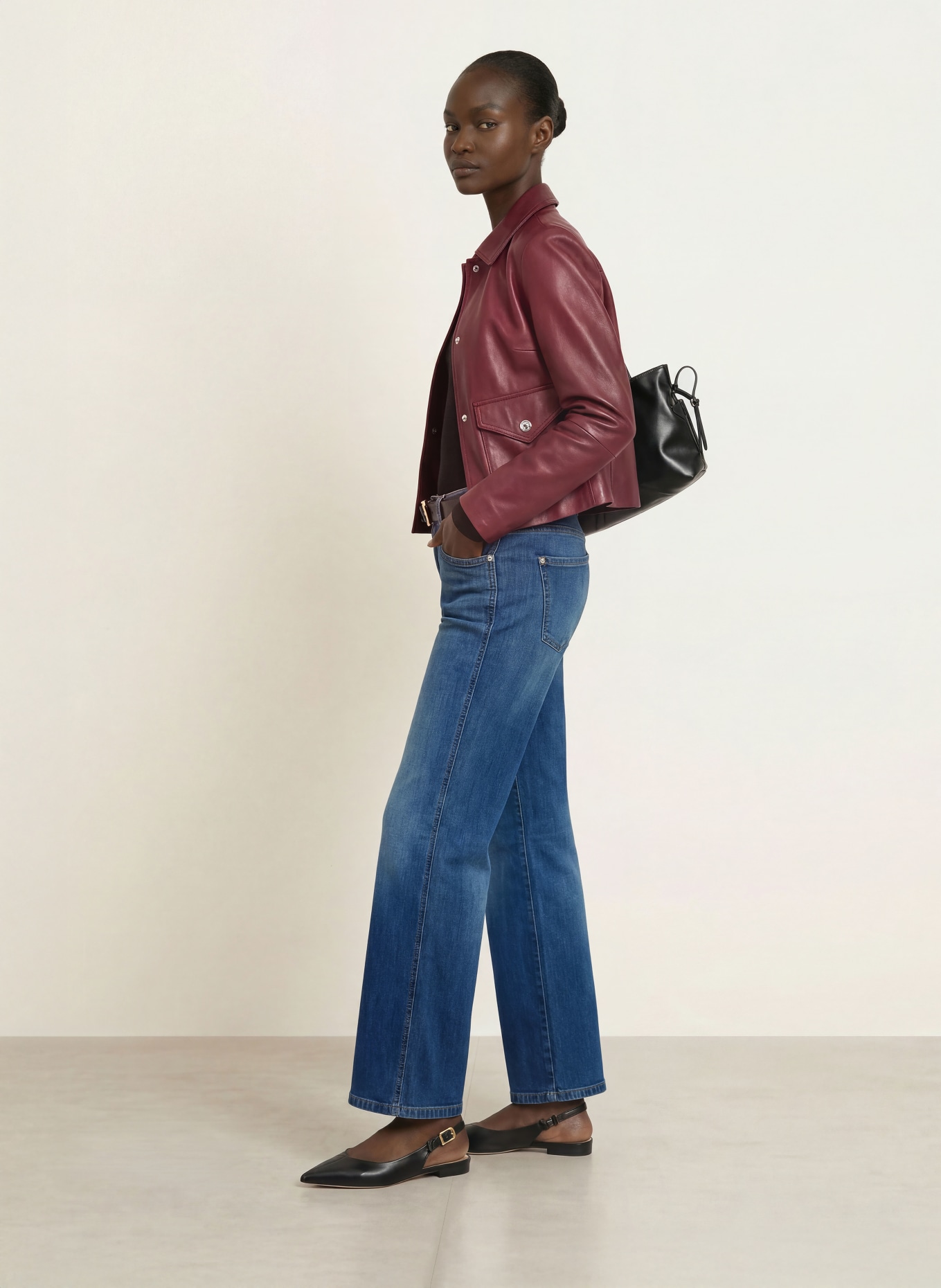 CAMBIO Bootcut jeans FINA: 5167 radiant ocean blue