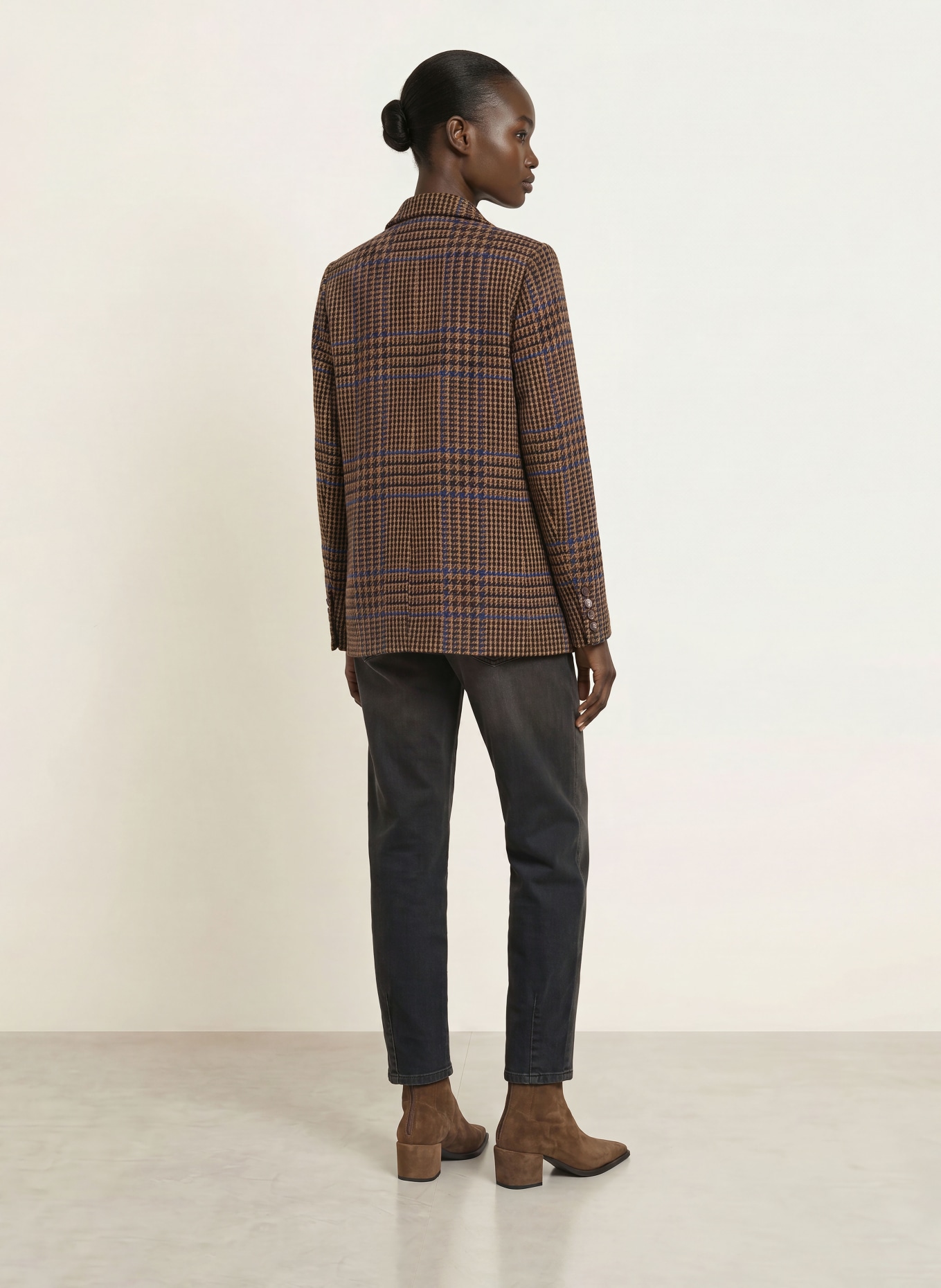 CAMBIO ELIN Barrel-leg jeans: 5410 lefthand brown overdyed
