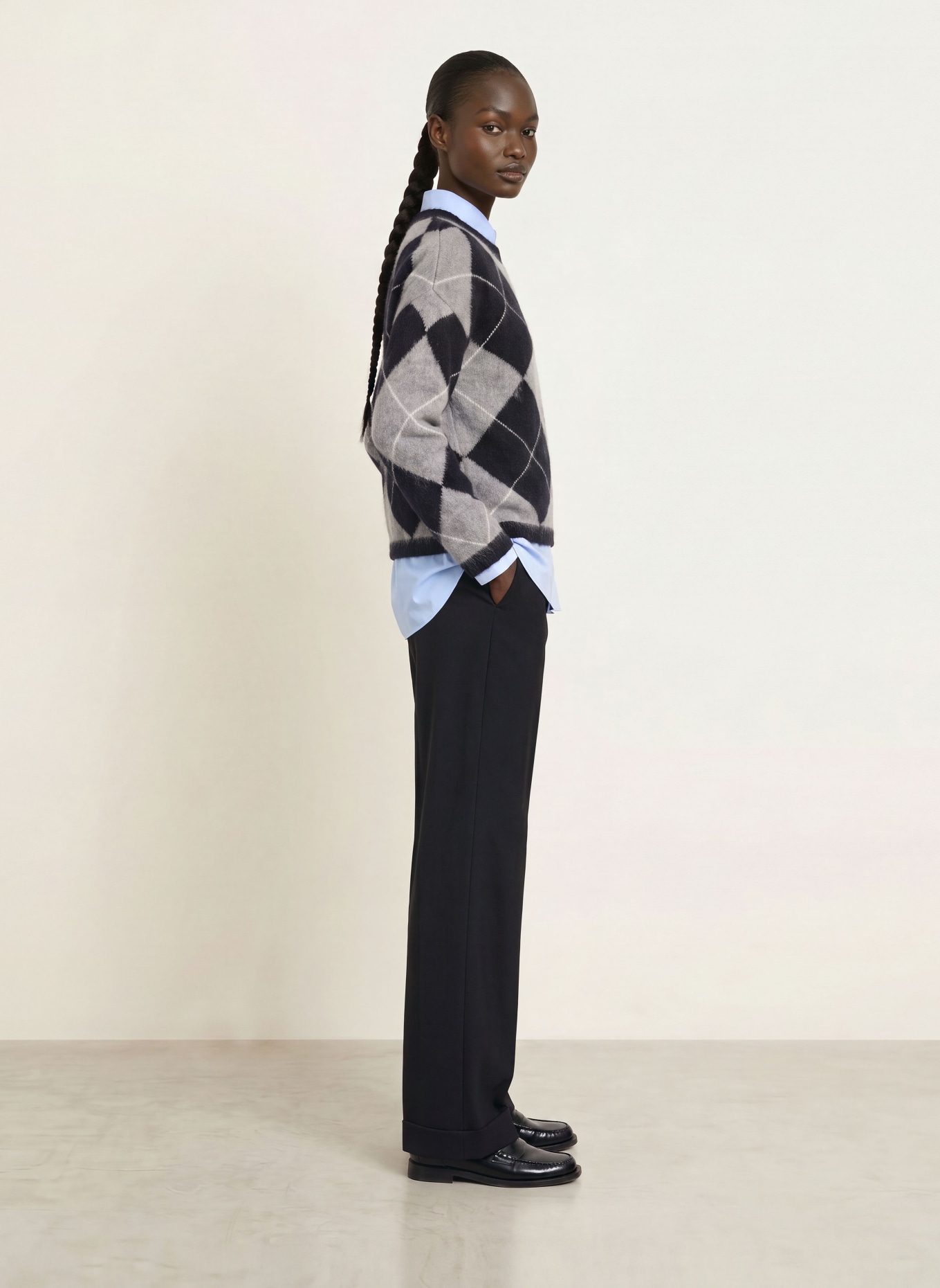 CAMBIO GRACE Marlen Pants: DARK BLUE
