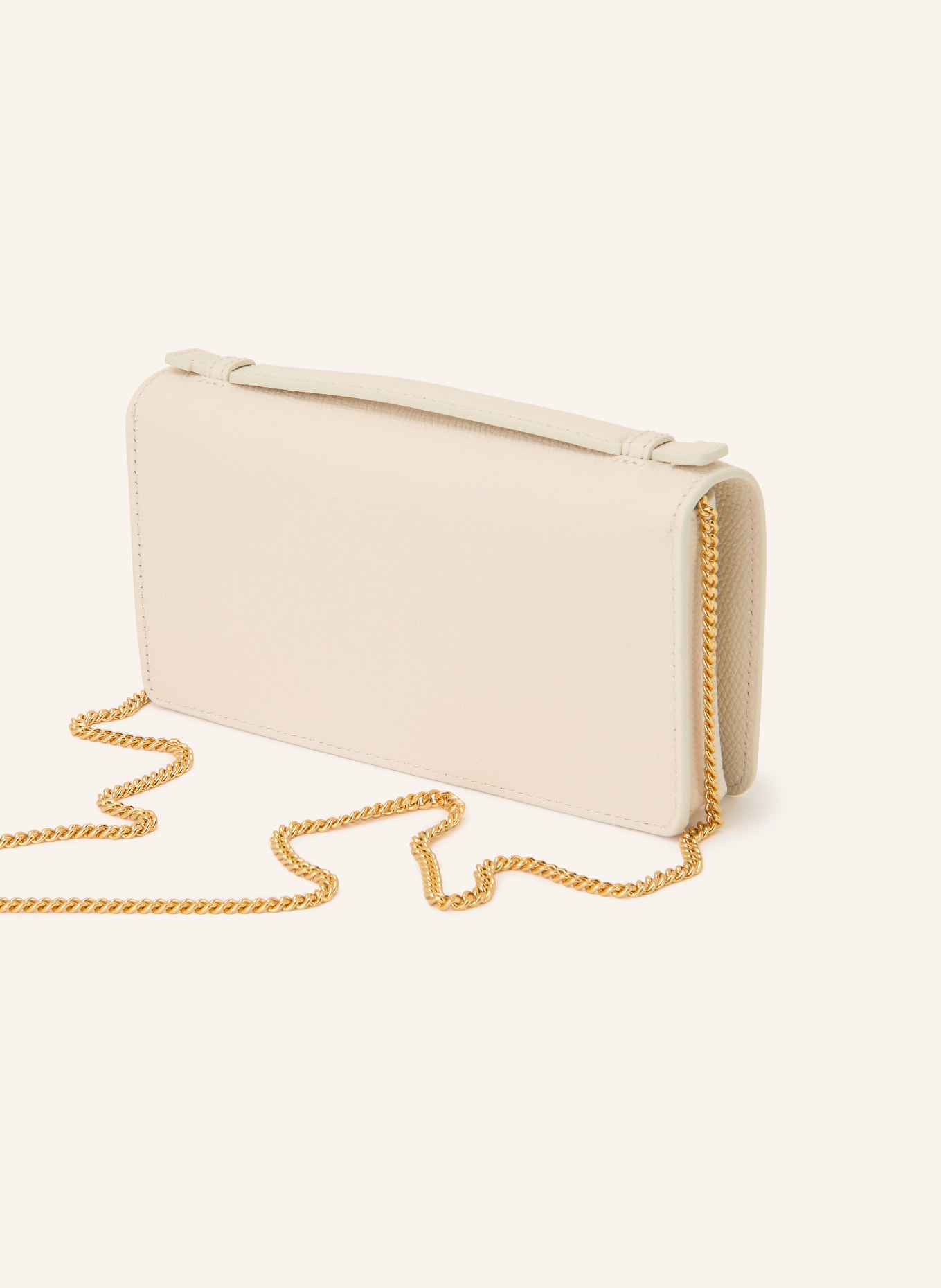 VALENTINO GARAVANI VLOGO SIGNATURE Crossbody bag: ECRU / GOLD