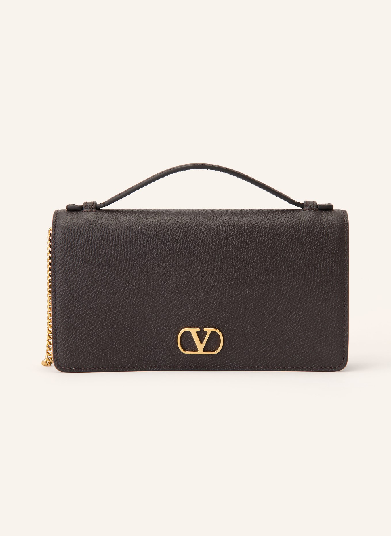 VALENTINO GARAVANI VLOGO SIGNATURE Crossbody bag: DARK BROWN