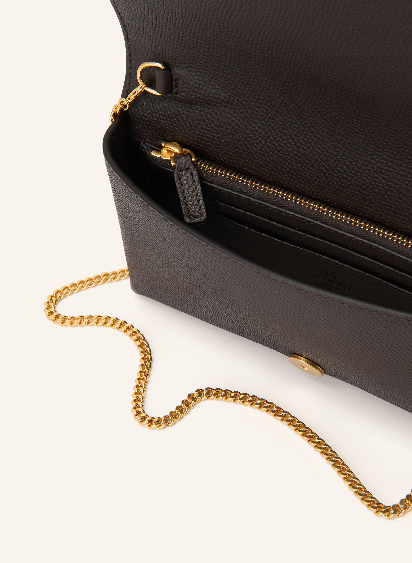 VALENTINO GARAVANI VLOGO SIGNATURE Crossbody bag: DARK BROWN