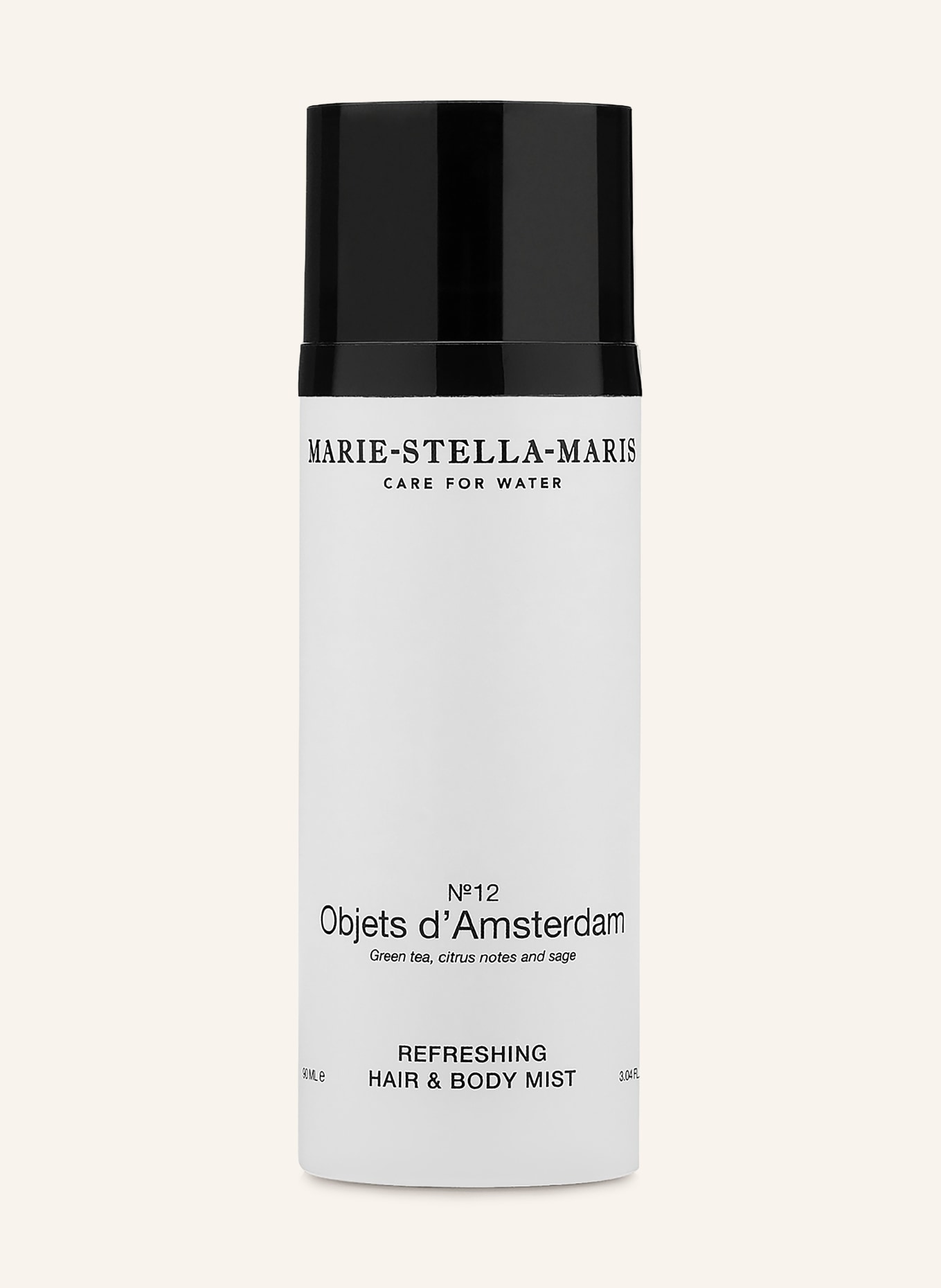 MARIE-STELLA-MARIS Haar- en lichaamsspray OBJETS D'AMSTERDAM: WIT / ZWART