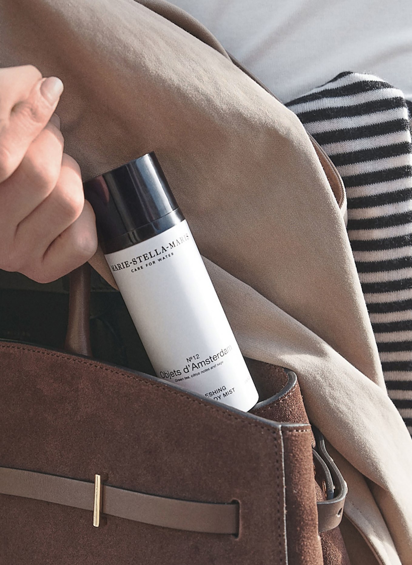 MARIE-STELLA-MARIS Haar- en lichaamsspray OBJETS D'AMSTERDAM: WIT / ZWART