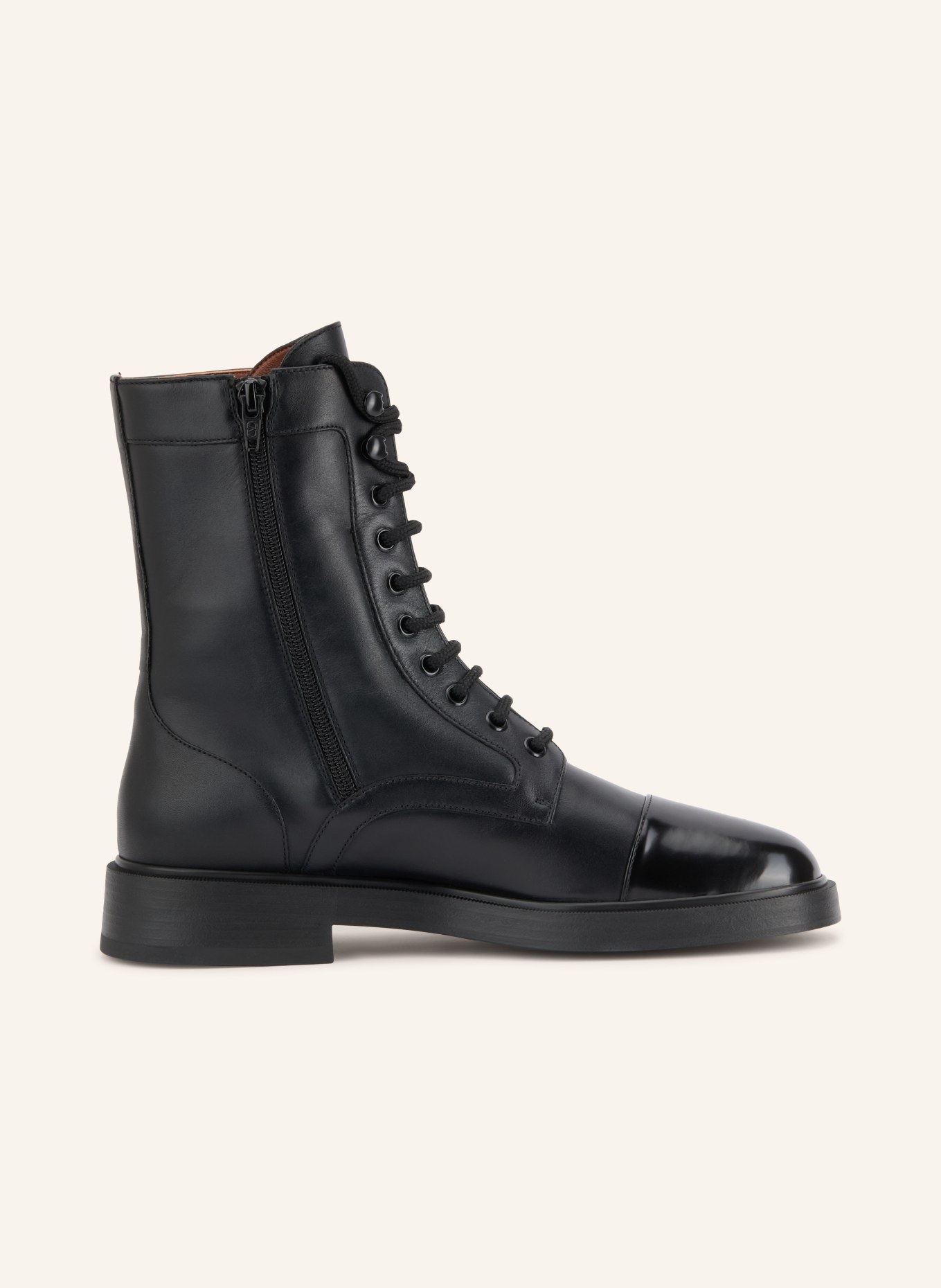 VALENTINO GARAVANI Boots à lacets ZIMMY: NOIR