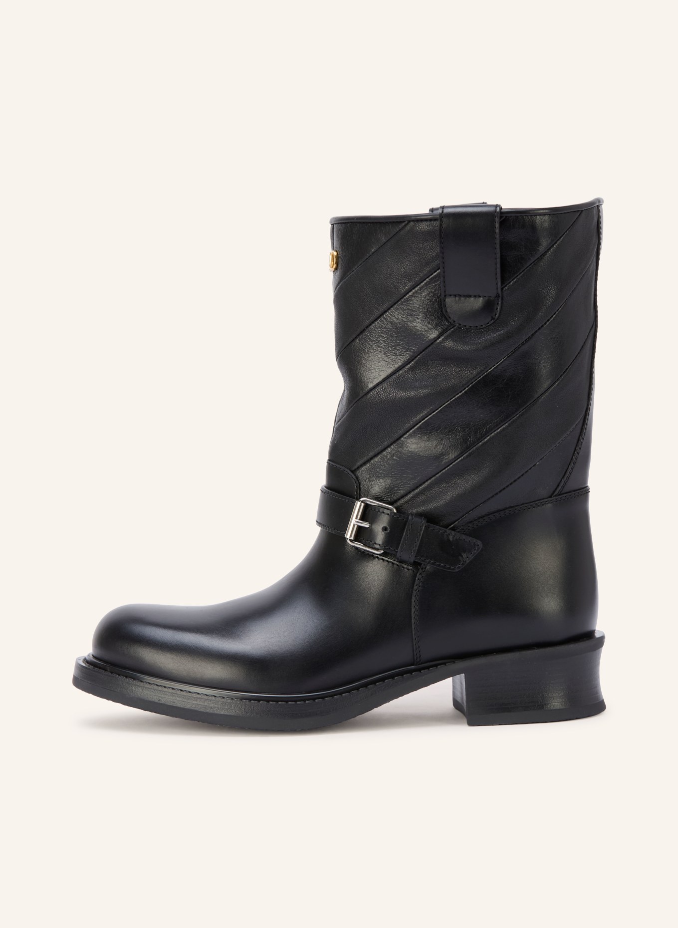 VALENTINO GARAVANI RAYONS Boots: BLACK
