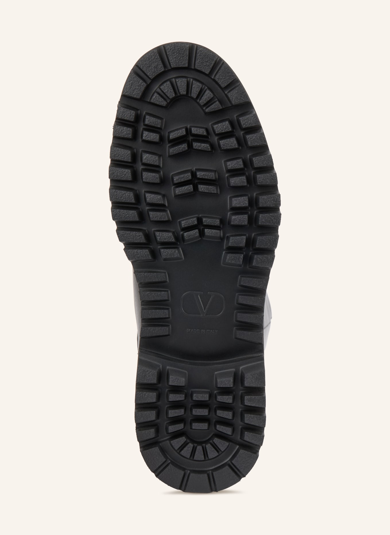 VALENTINO GARAVANI VLOGO SIGNATURE Boots: BLACK / GOLD