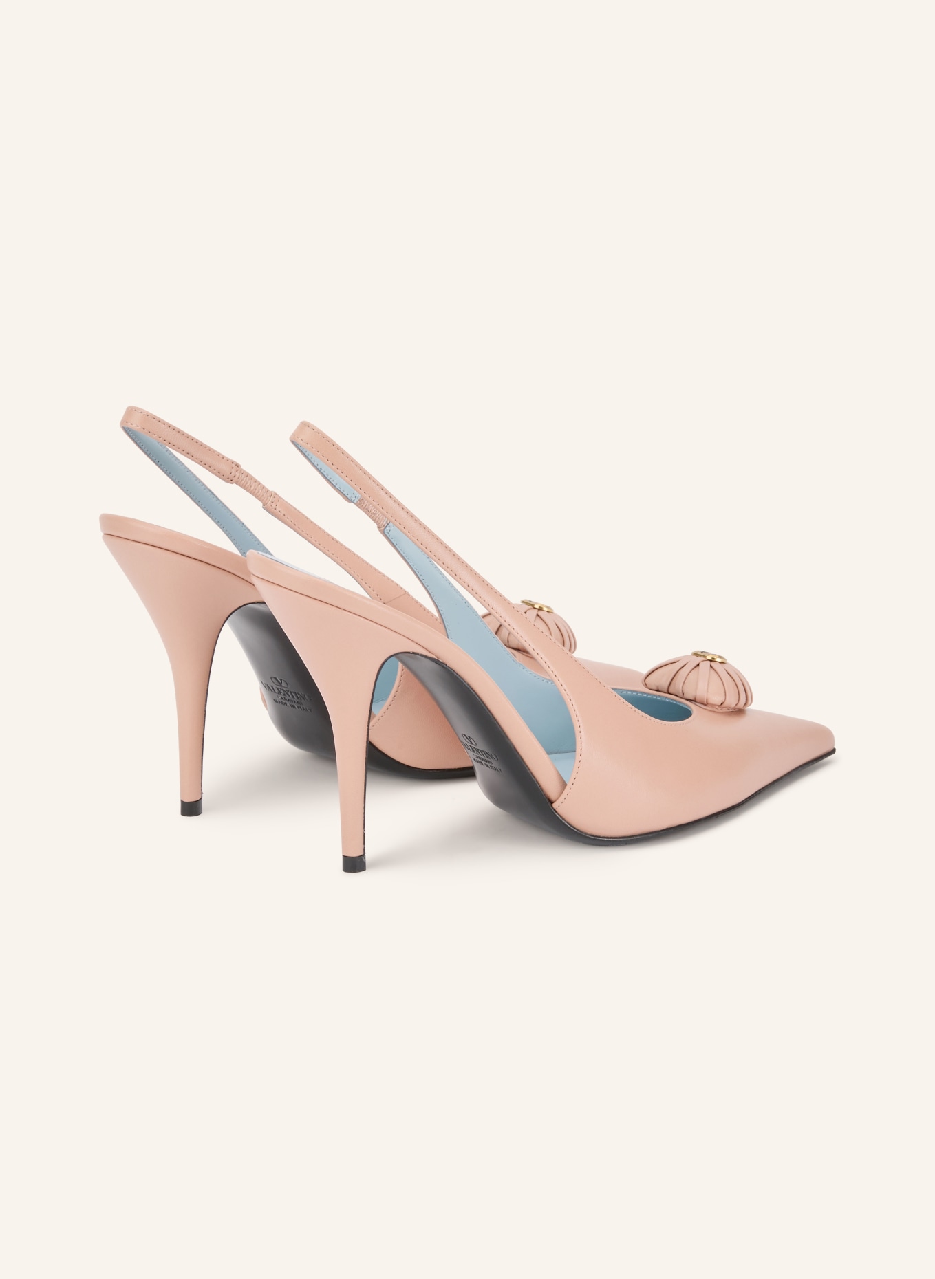 VALENTINO GARAVANI COEUR ROYAL Slingback Pumps: ROSE