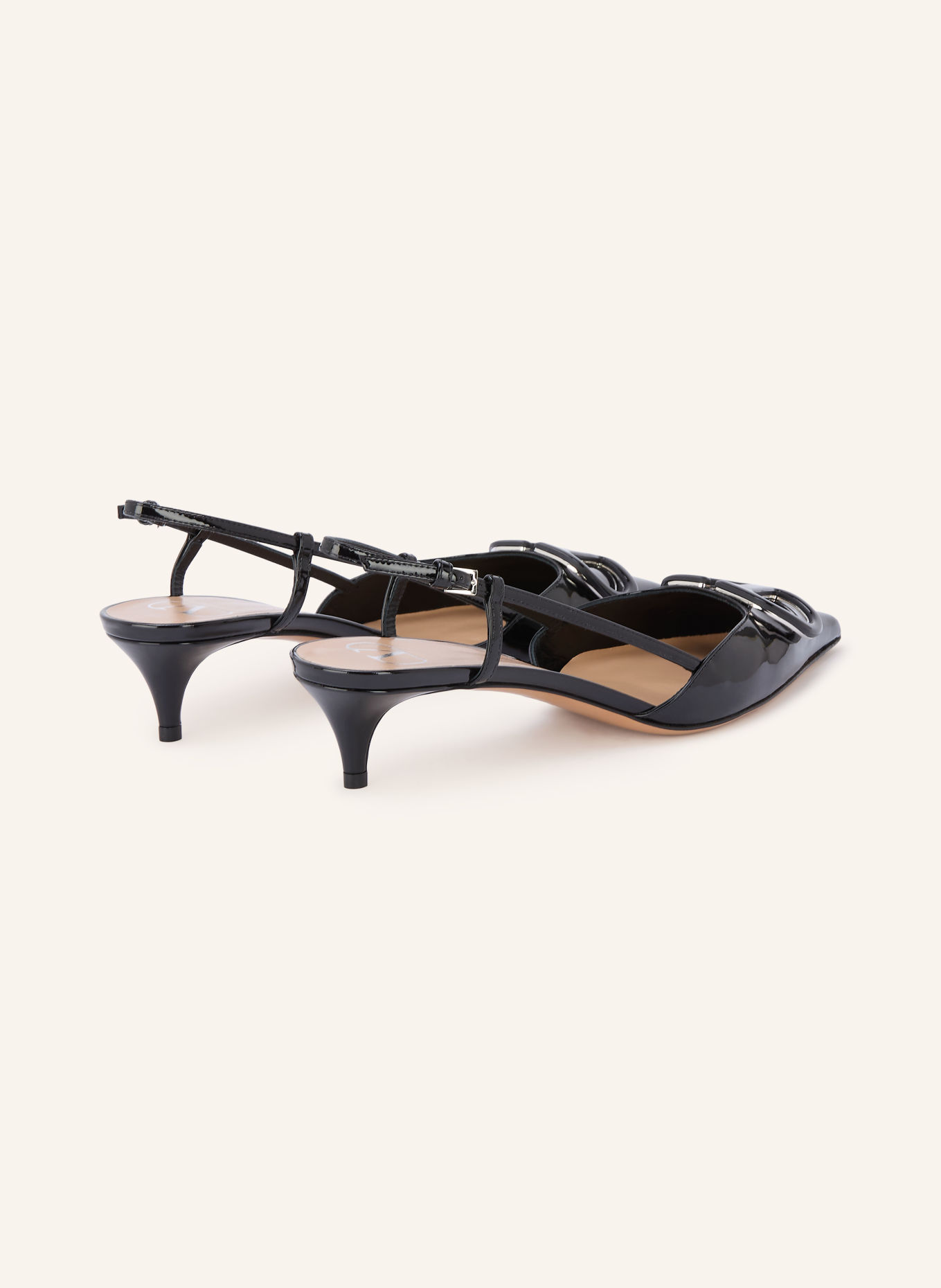 VALENTINO GARAVANI Slingpumps VLOGO SIGNATURE: SCHWARZ