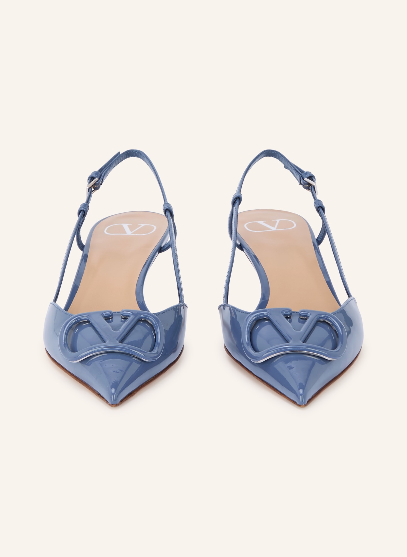 VALENTINO GARAVANI Slingpumps s páskem VLOGO SIGNATURE: MODRÁ