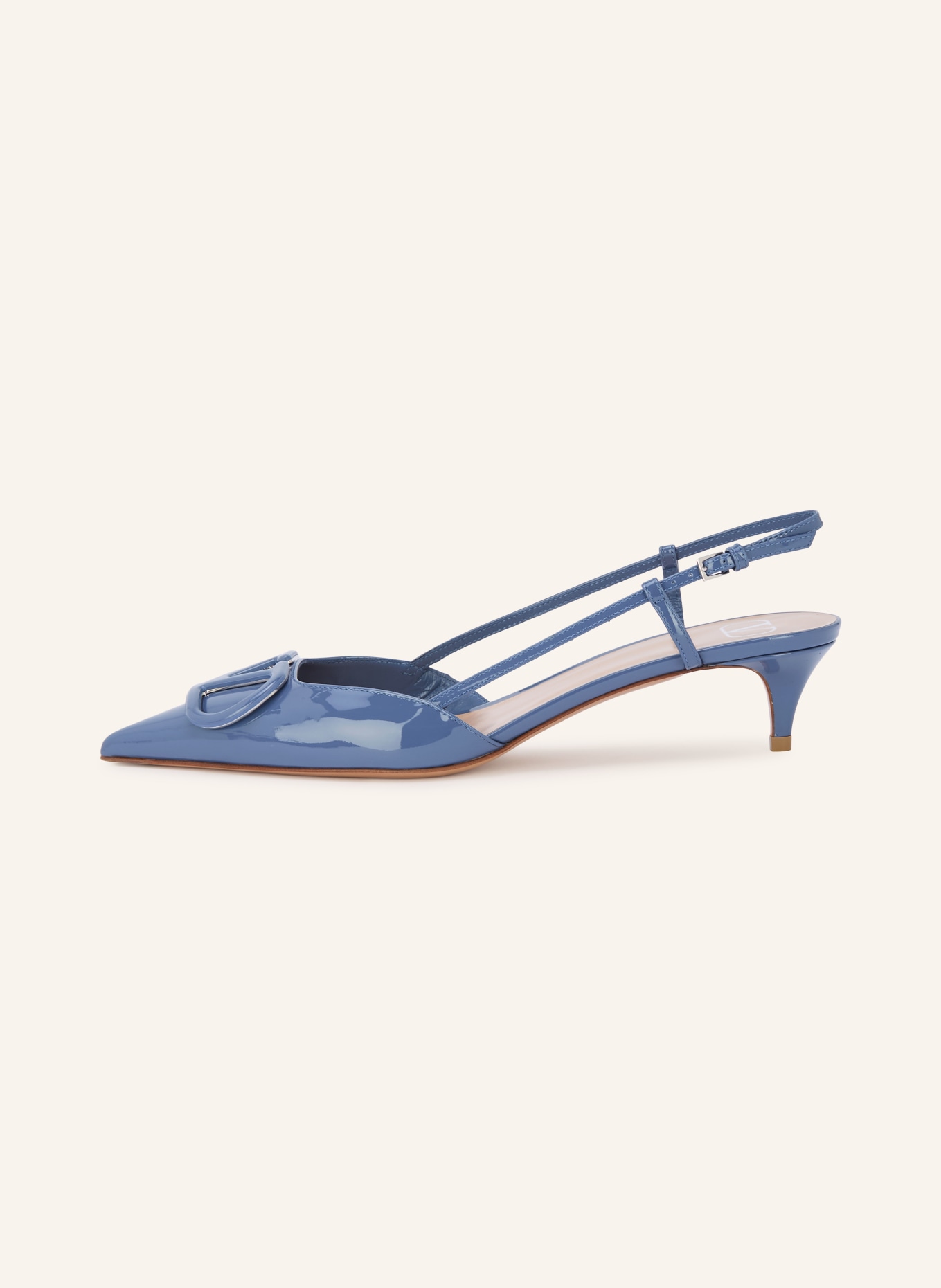 VALENTINO GARAVANI Slingpumps s páskem VLOGO SIGNATURE: MODRÁ